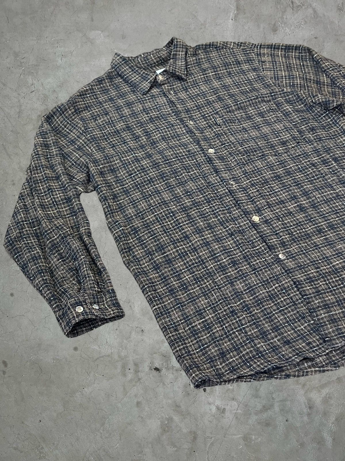 Vintage Vintage 100% Silk Flannel Size US L / EU 52-54 / 3 - 4 Thumbnail
