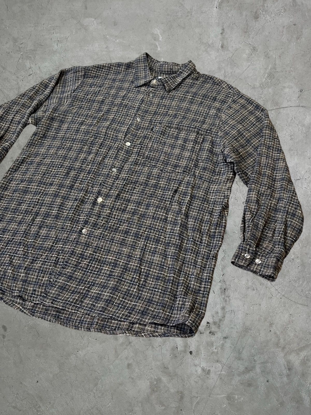 Vintage Vintage 100% Silk Flannel Size US L / EU 52-54 / 3 - 6 Thumbnail
