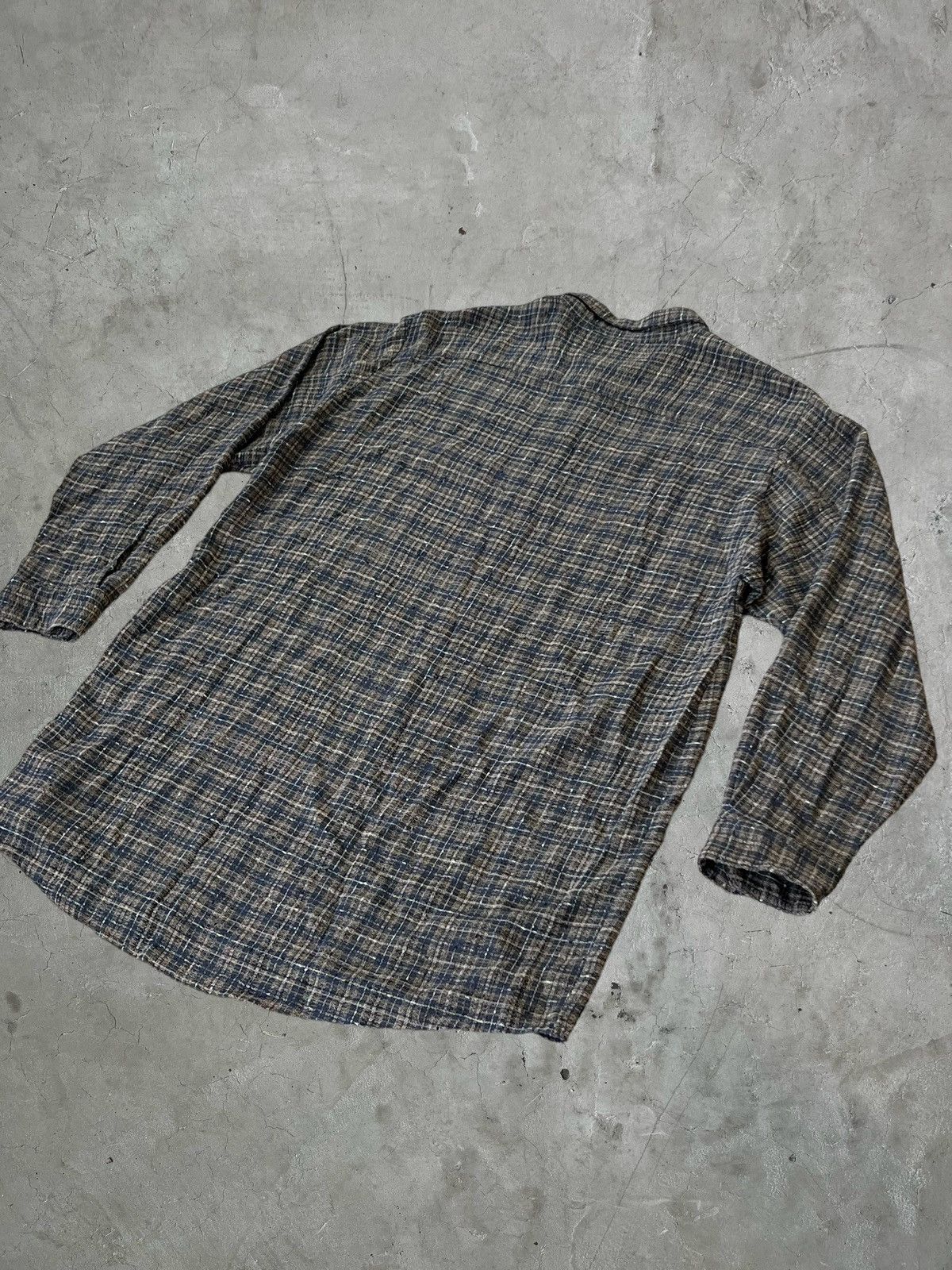 Vintage Vintage 100% Silk Flannel Size US L / EU 52-54 / 3 - 7 Thumbnail