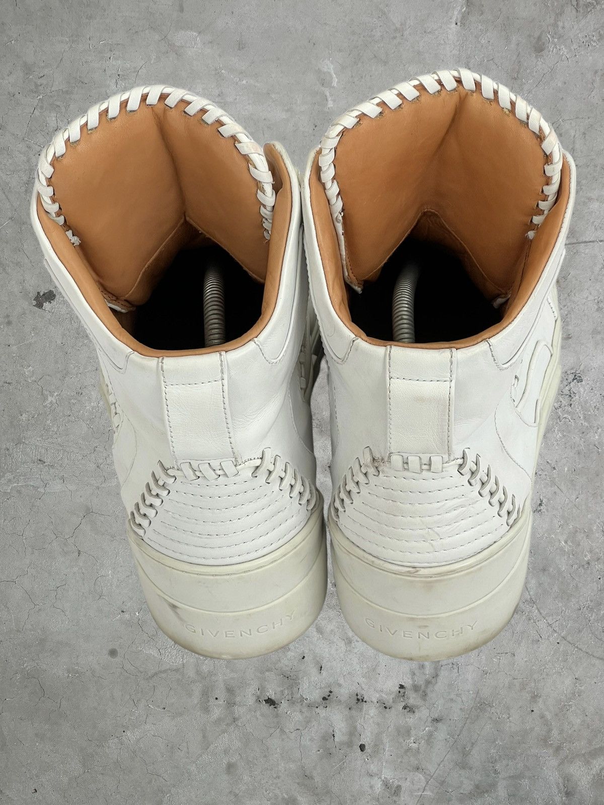 Givenchy Givenchy Whipstitch High Top Sneakers Size US 11 / EU 44 - 8 Thumbnail