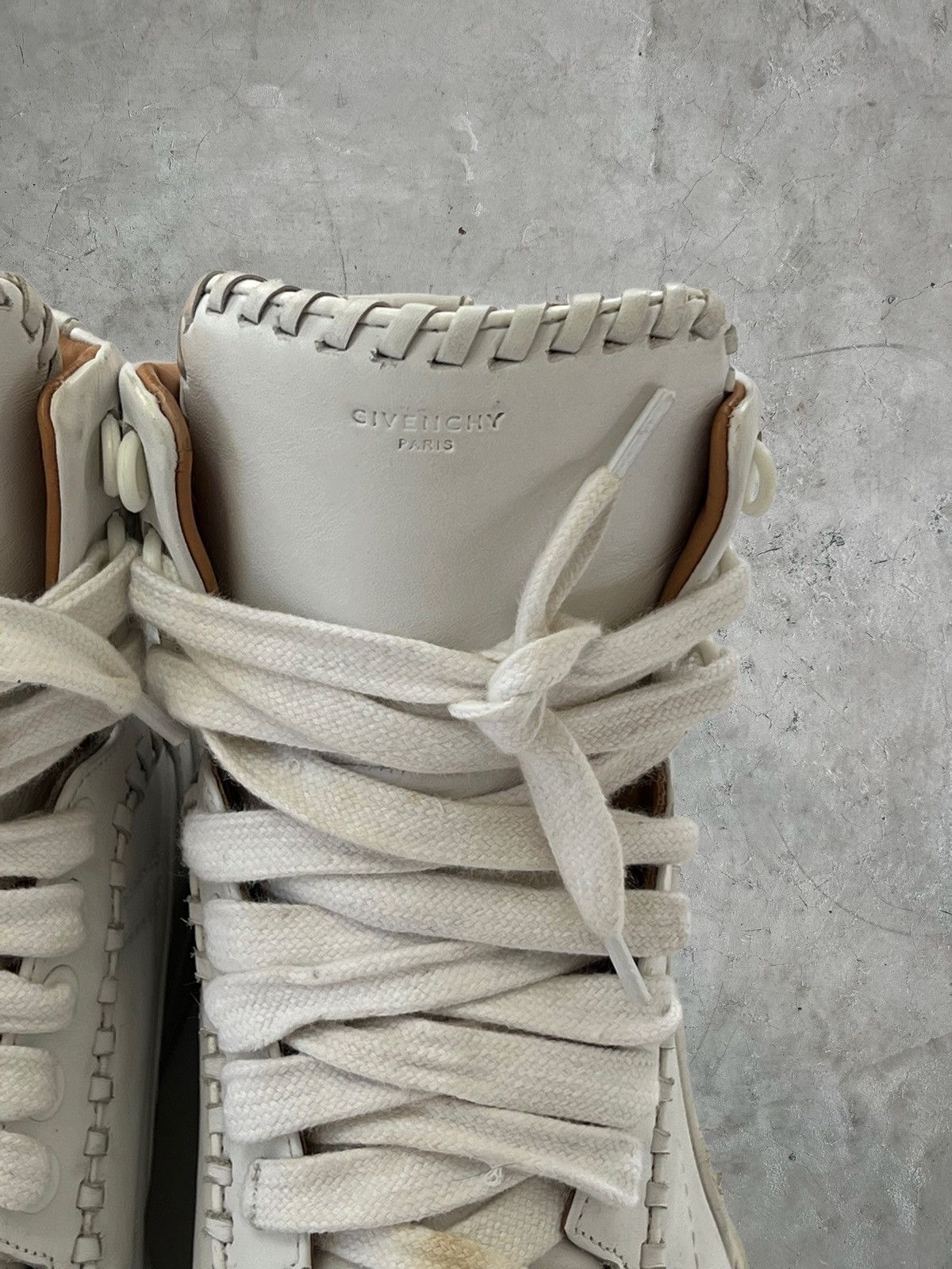 Givenchy Givenchy Whipstitch High Top Sneakers Size US 11 / EU 44 - 5 Thumbnail