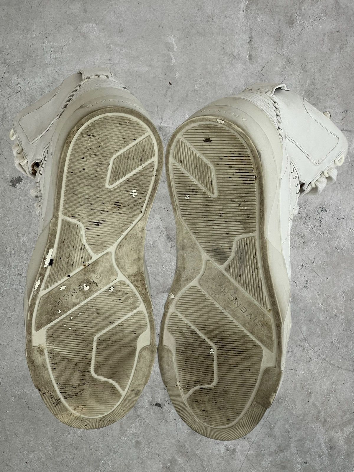 Givenchy Givenchy Whipstitch High Top Sneakers Size US 11 / EU 44 - 12 Thumbnail