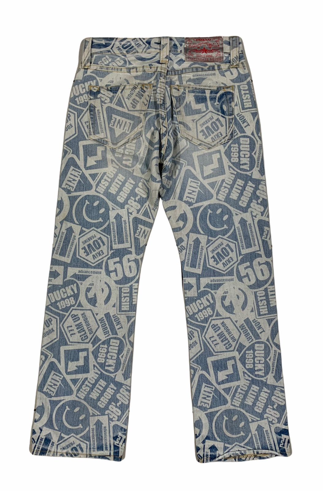 Japanese Brand × Vintage 🇯🇵 Japanese Brand - Hysteric Glamour Smiley Inspired Pants Size US 30 / EU 46 - 2 Thumbnail