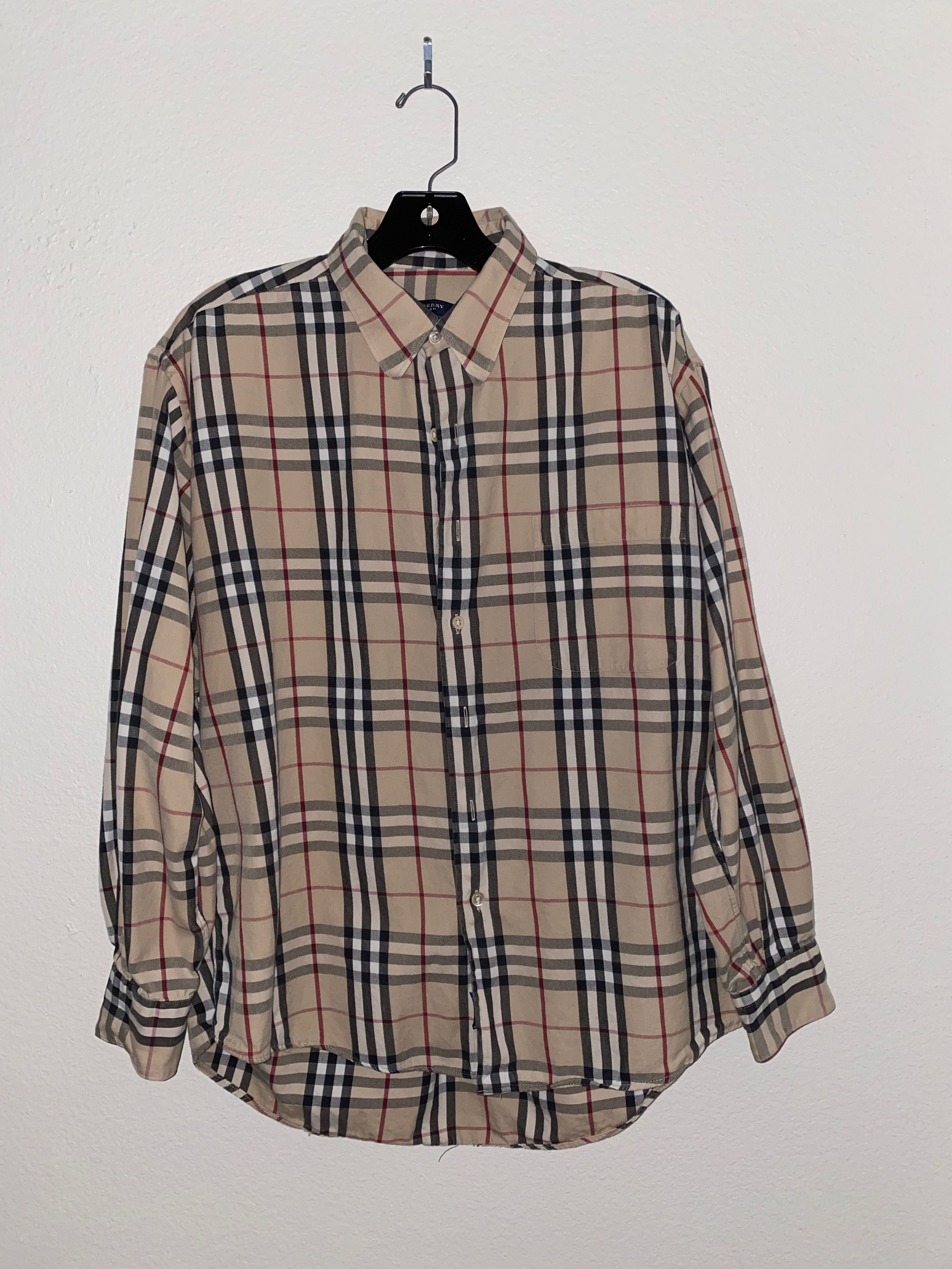 Burberry Vintage Burberry Button-Up Grailed