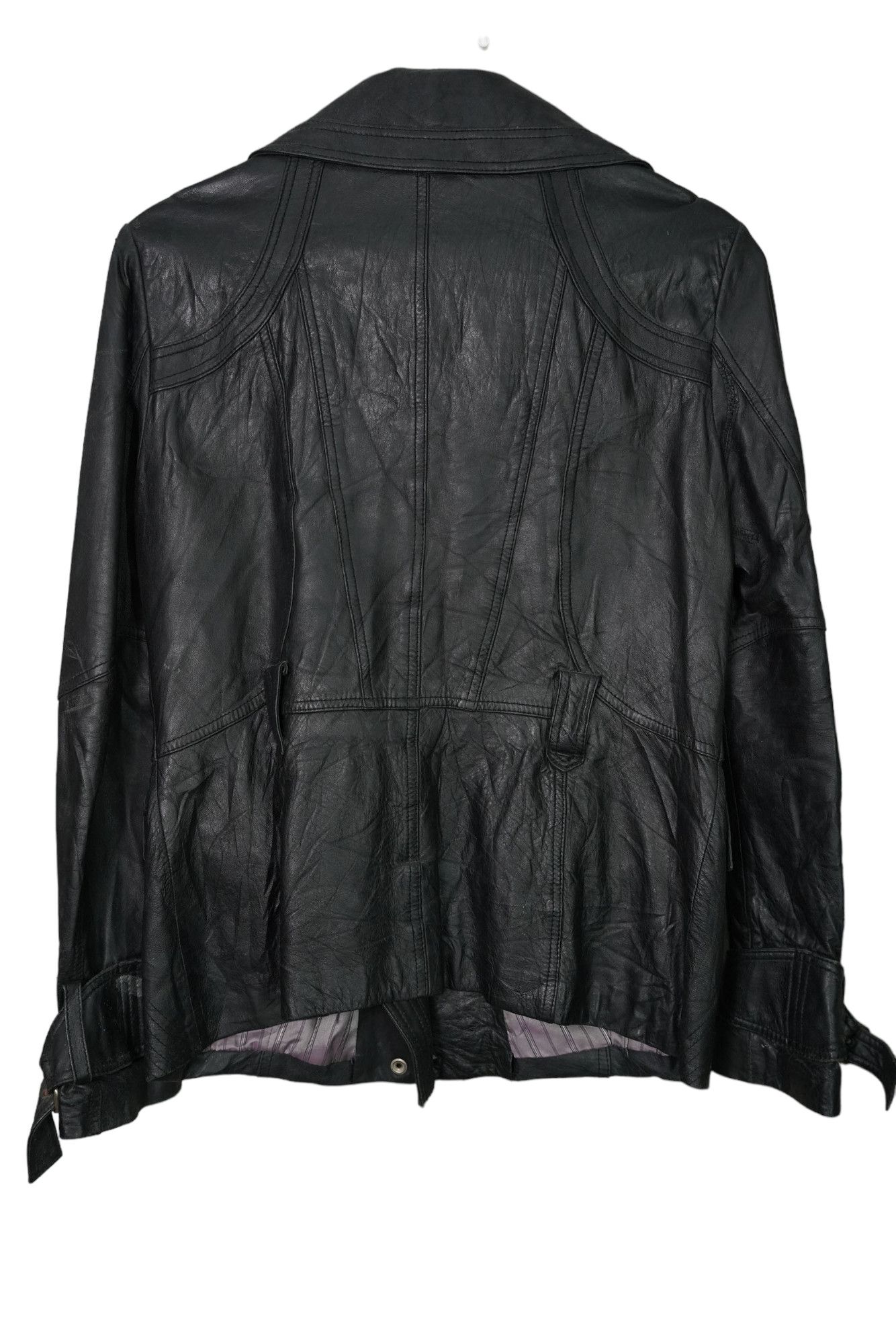Designer Nice Design Korean Brand Leather Jacket Size S / US 4 / IT 40 - 3 Thumbnail