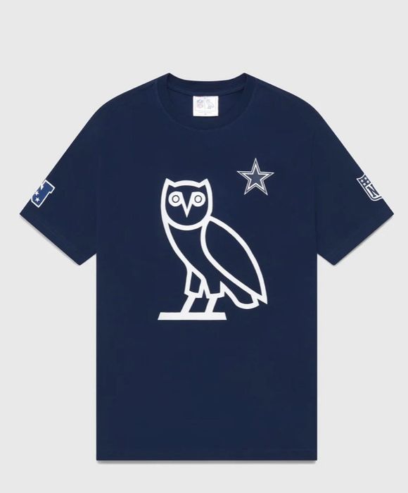 T-shirt Drake October's Very Own (OVO) - Bleu, Taille XL - Neuf Avec étiquettes