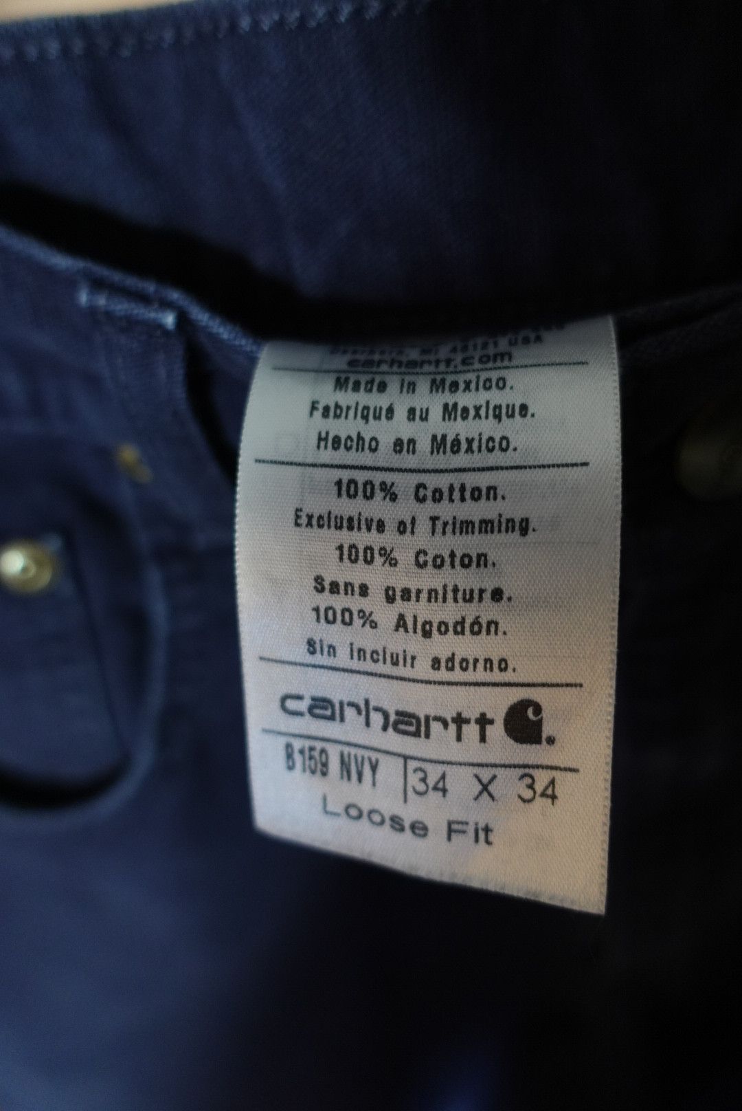 Carhartt Carhartt Cargo Pants Navy Size US 34 / EU 50 - 8 Thumbnail