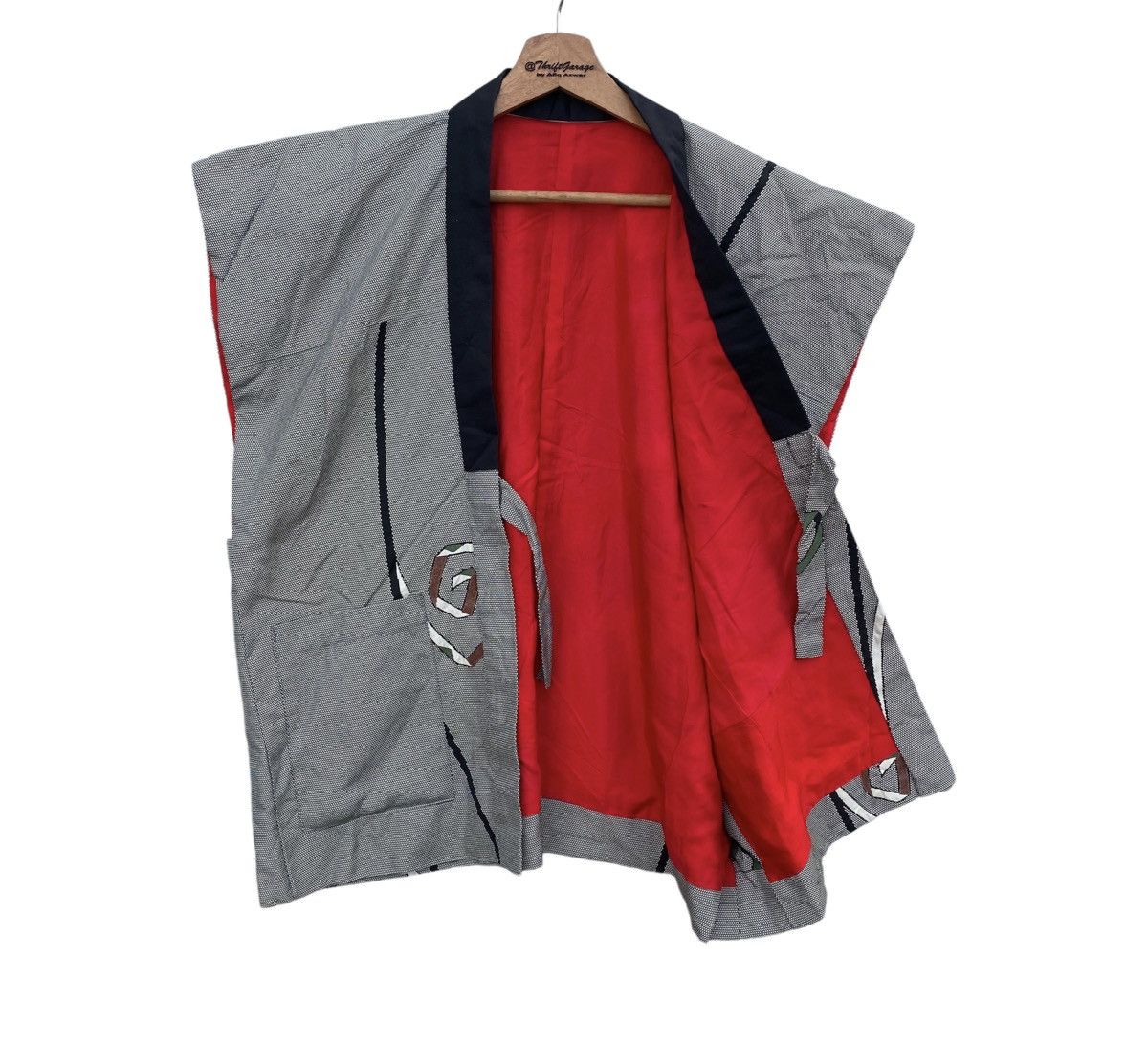 Designer × Vintage Vtg Avidya Samurai Style Sleeveless Japanese Kimono Size US L / EU 52-54 / 3 - 5 Thumbnail