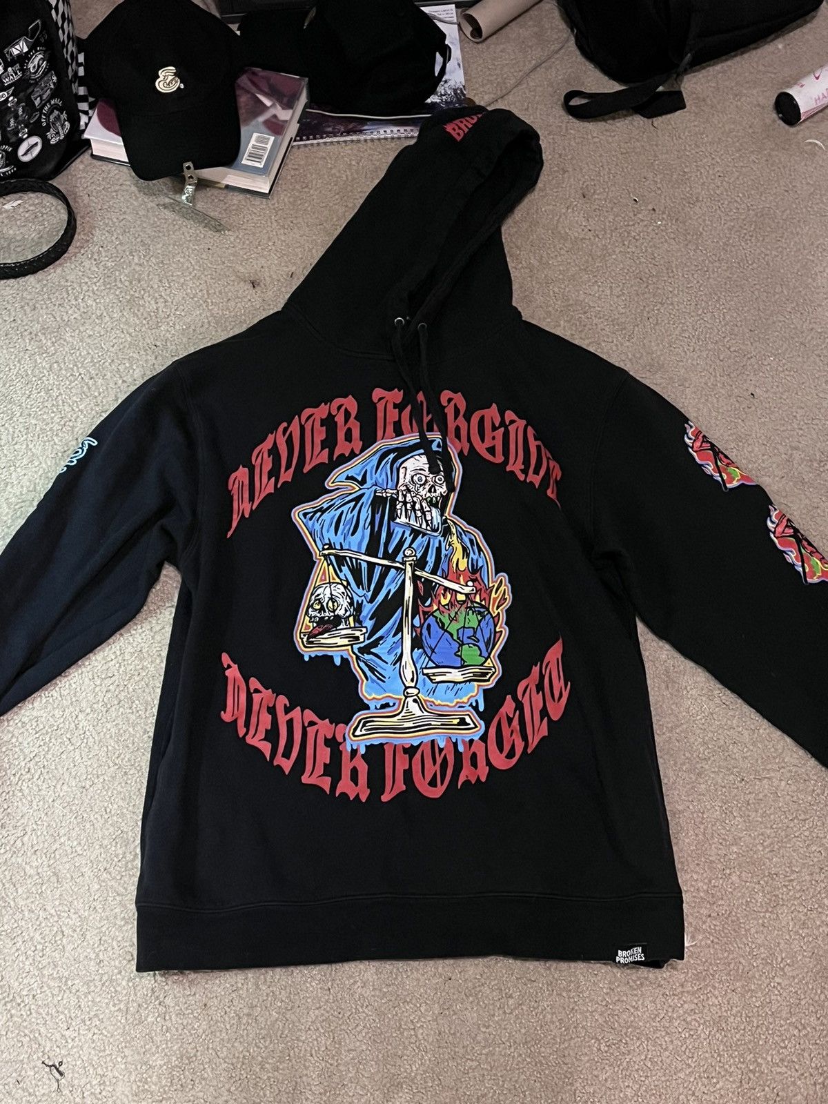 Broken Promises Co. Broken Promises Hoodie Streetwear Zumiez Punk Size US XL / EU 56 / 4 - 1 Thumbnail