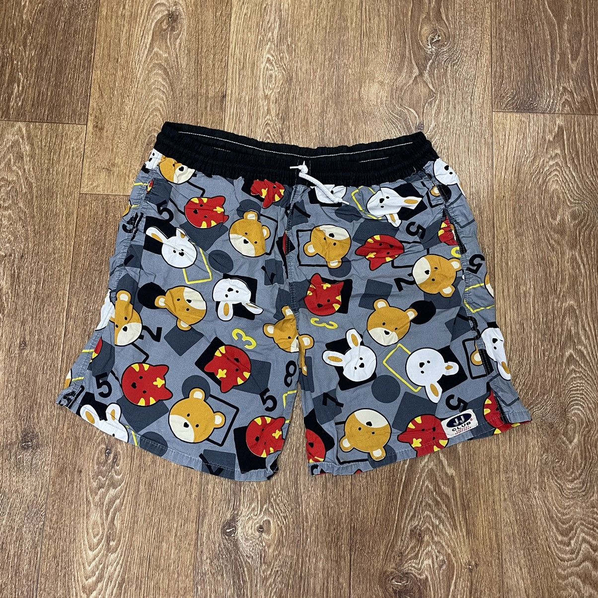 Vintage Vintage 90s All Over Print Baggy Shorts Streetwear Skate 34 Size US 34 / EU 50 - 1 Thumbnail