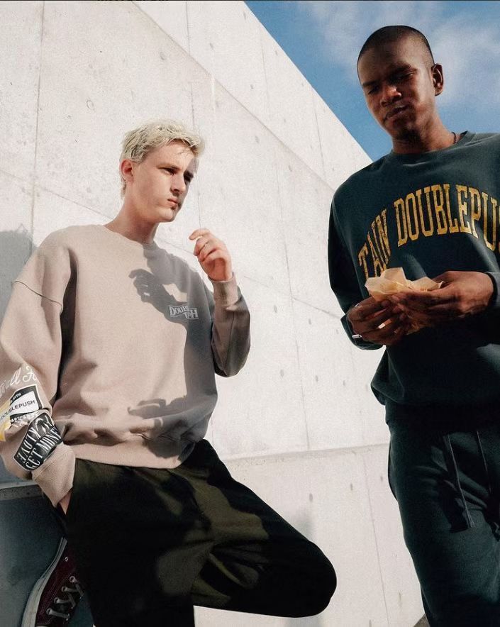 Japanese Brand TAIN Double Push POWER DEPARTMENT HEAVY CREW SWEAT Size US S / EU 44-46 / 1 - 13 Thumbnail
