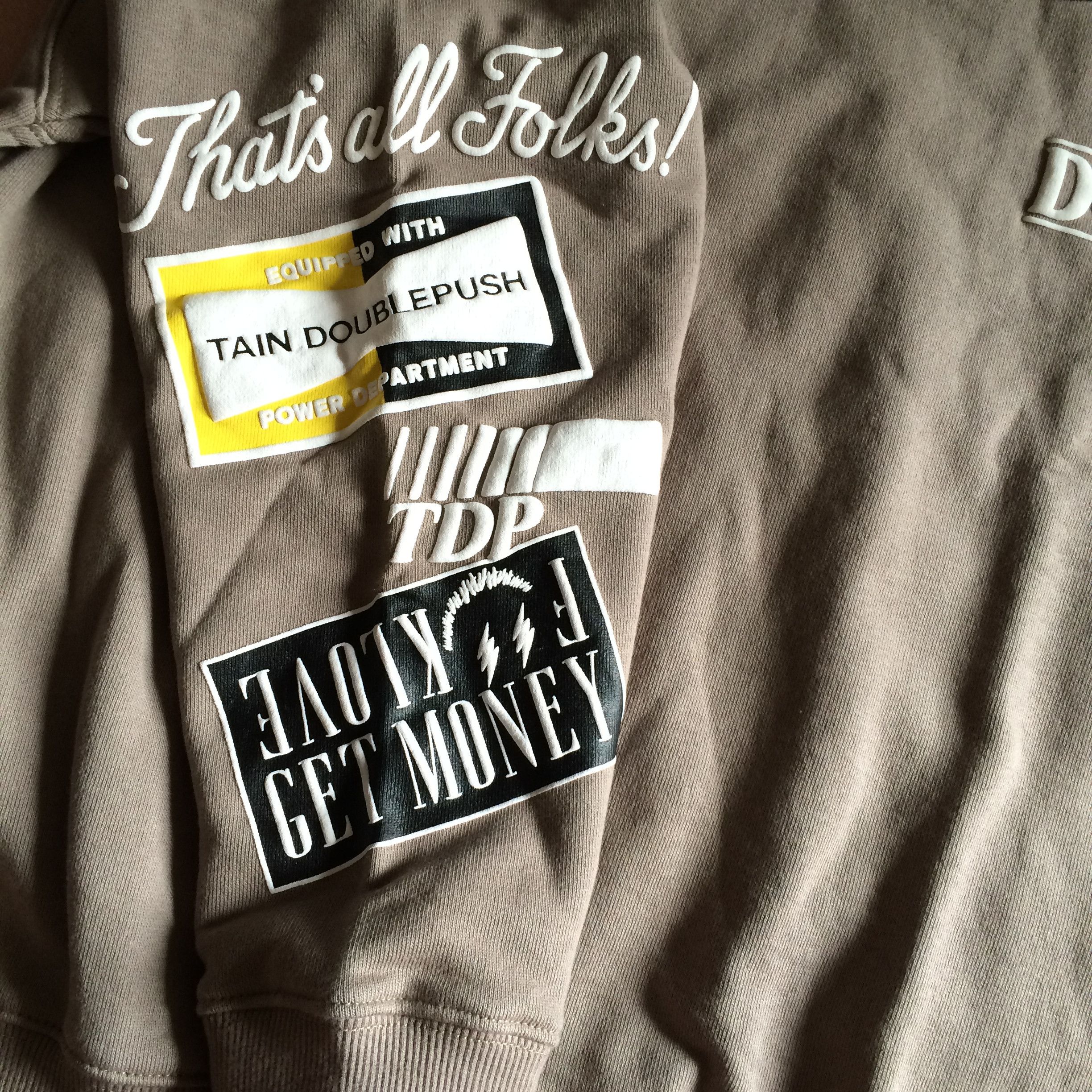 Japanese Brand TAIN Double Push POWER DEPARTMENT HEAVY CREW SWEAT Size US S / EU 44-46 / 1 - 7 Thumbnail
