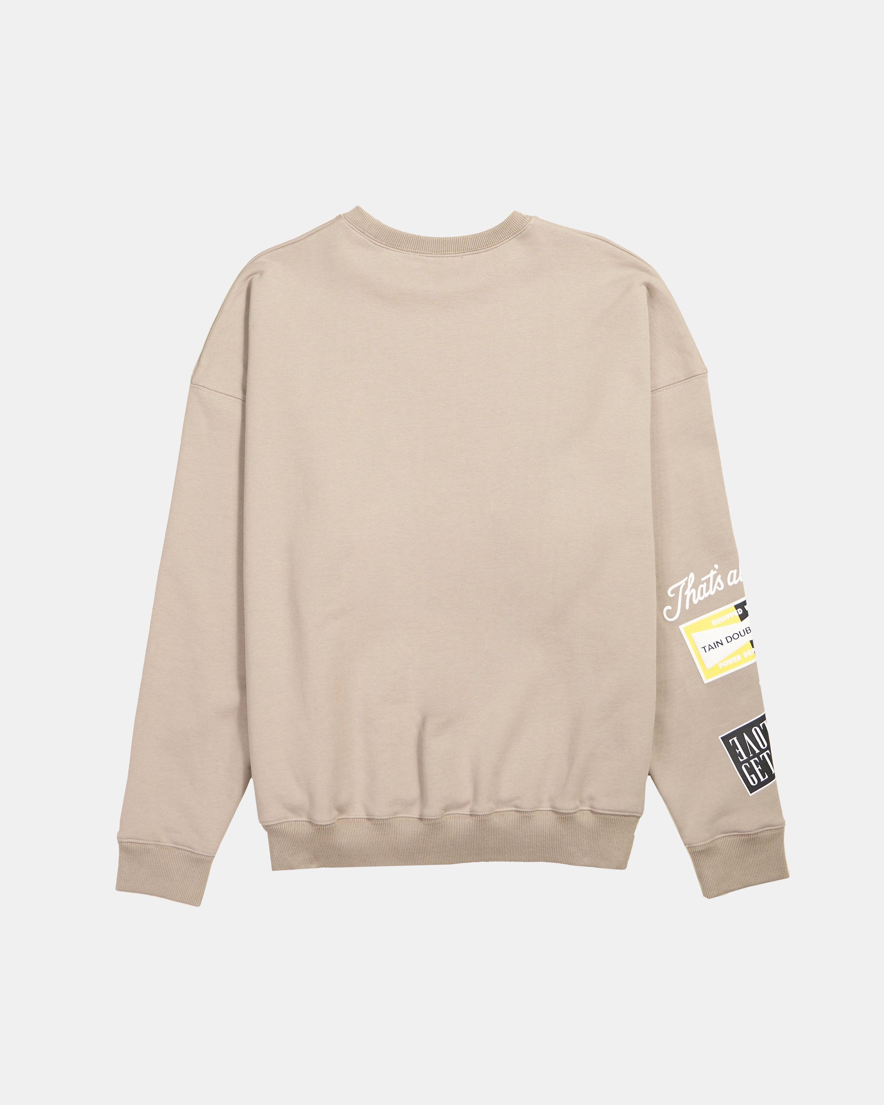 Japanese Brand TAIN Double Push POWER DEPARTMENT HEAVY CREW SWEAT Size US S / EU 44-46 / 1 - 2 Thumbnail