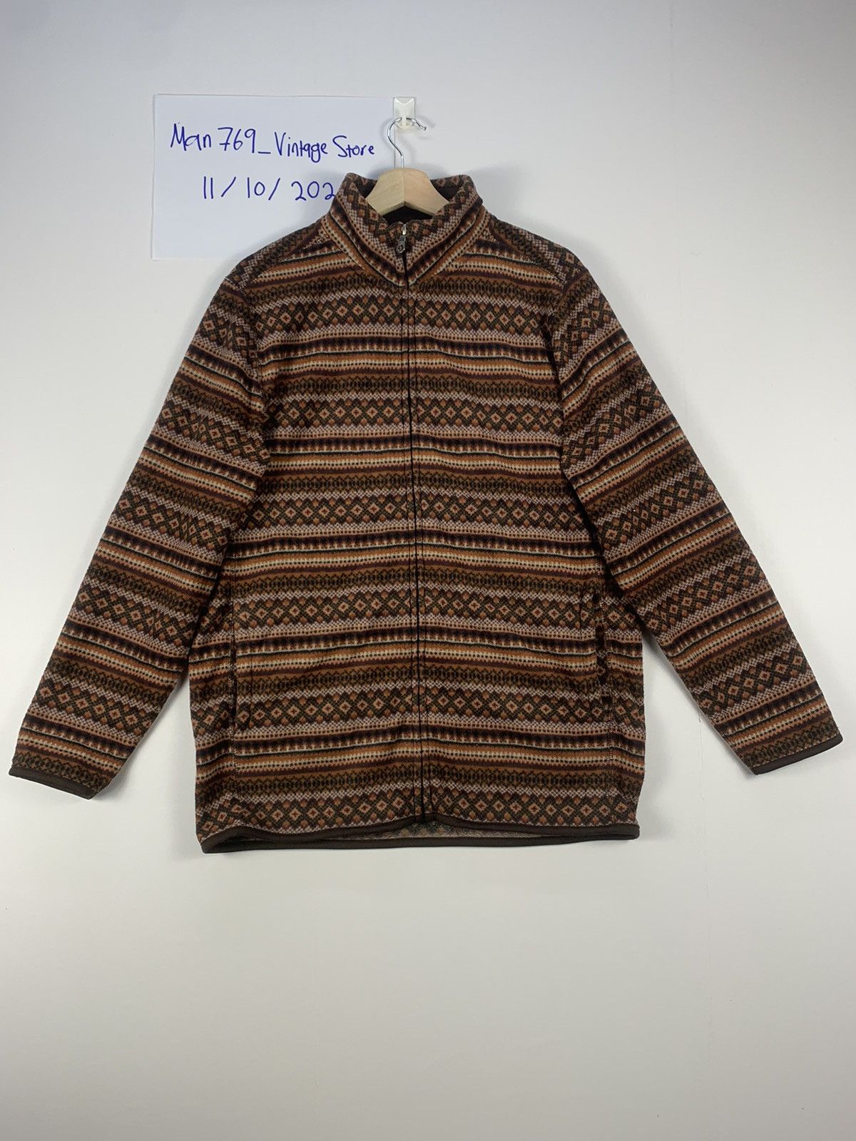 Vintage Vintage Freude Navajo Fleece Sweater Size US L / EU 52-54 / 3 - 1 Thumbnail