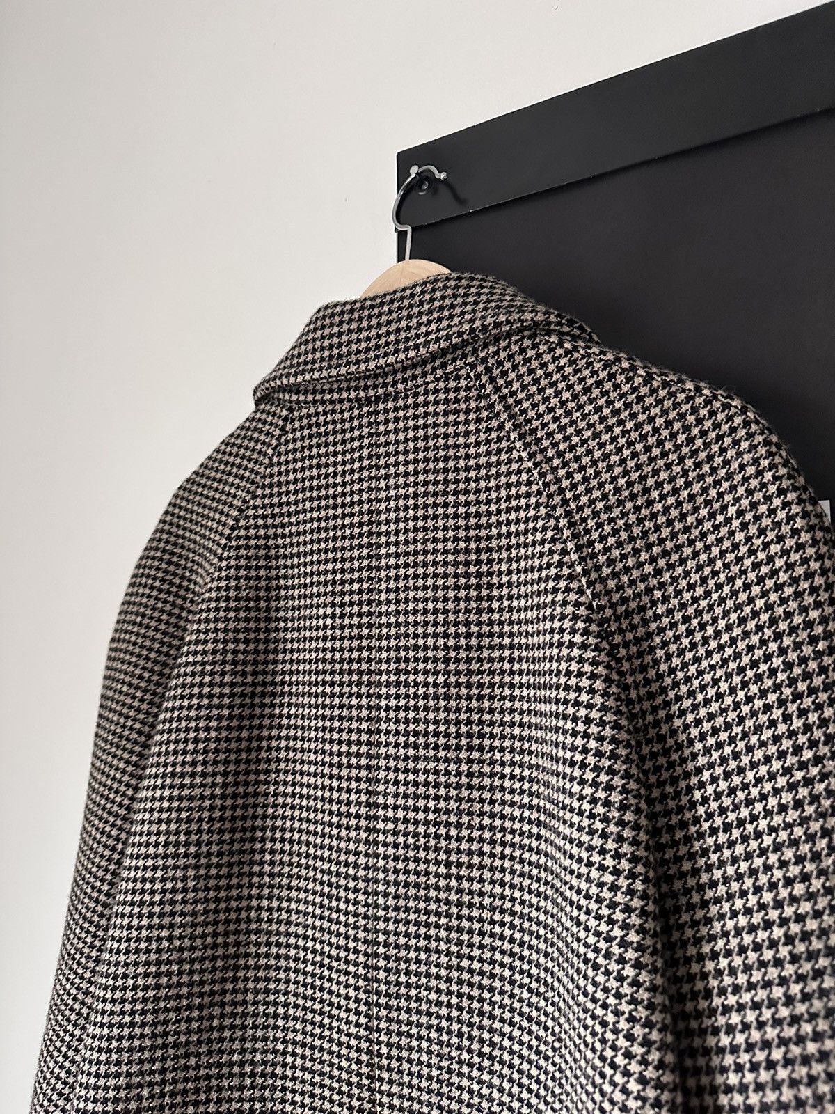 Celine AW19 3-Button Houndstooth Wool Coat Size US S / EU 44-46 / 1 - 8 Thumbnail