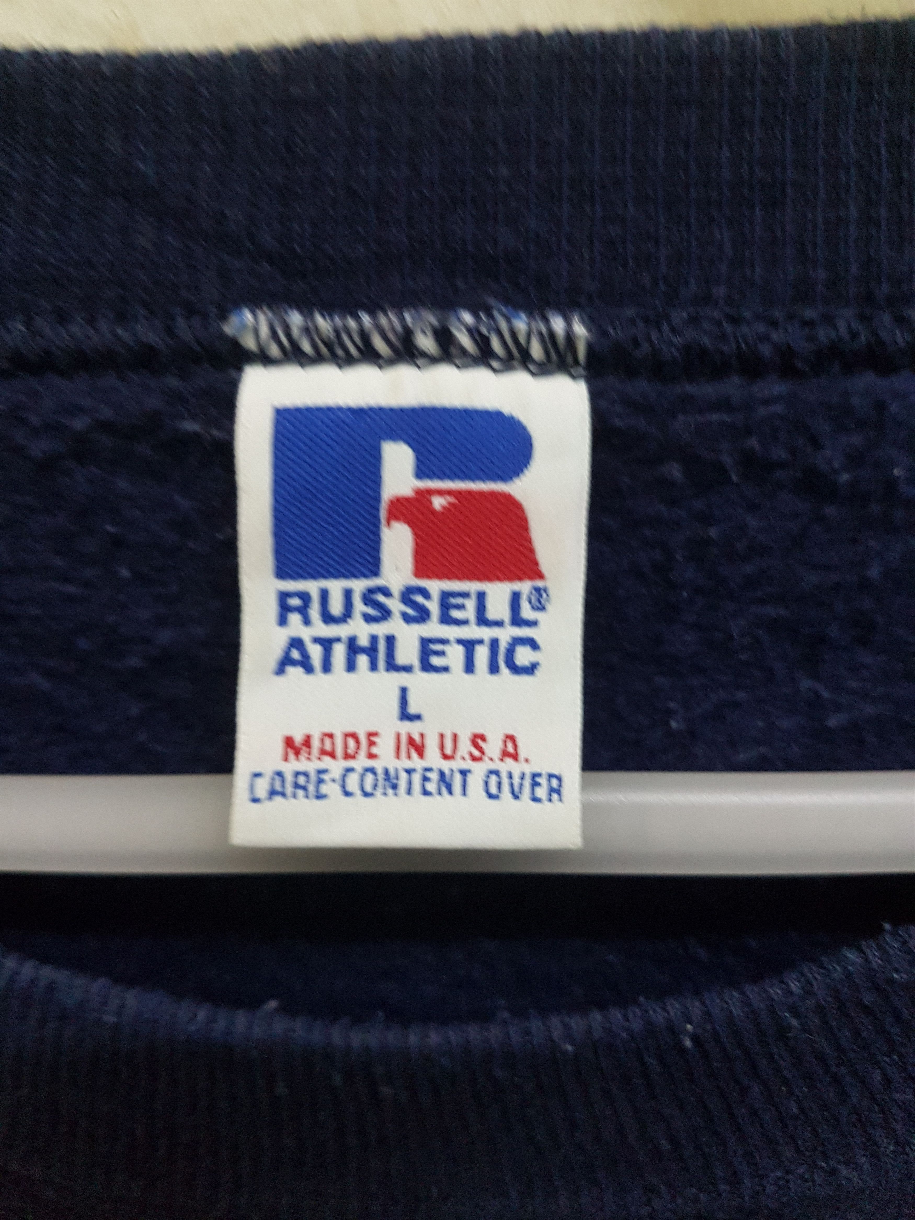 Russell Athletic Vintage Russel Athletic Spellout Logo Sweatshirt Size US L / EU 52-54 / 3 - 4 Thumbnail