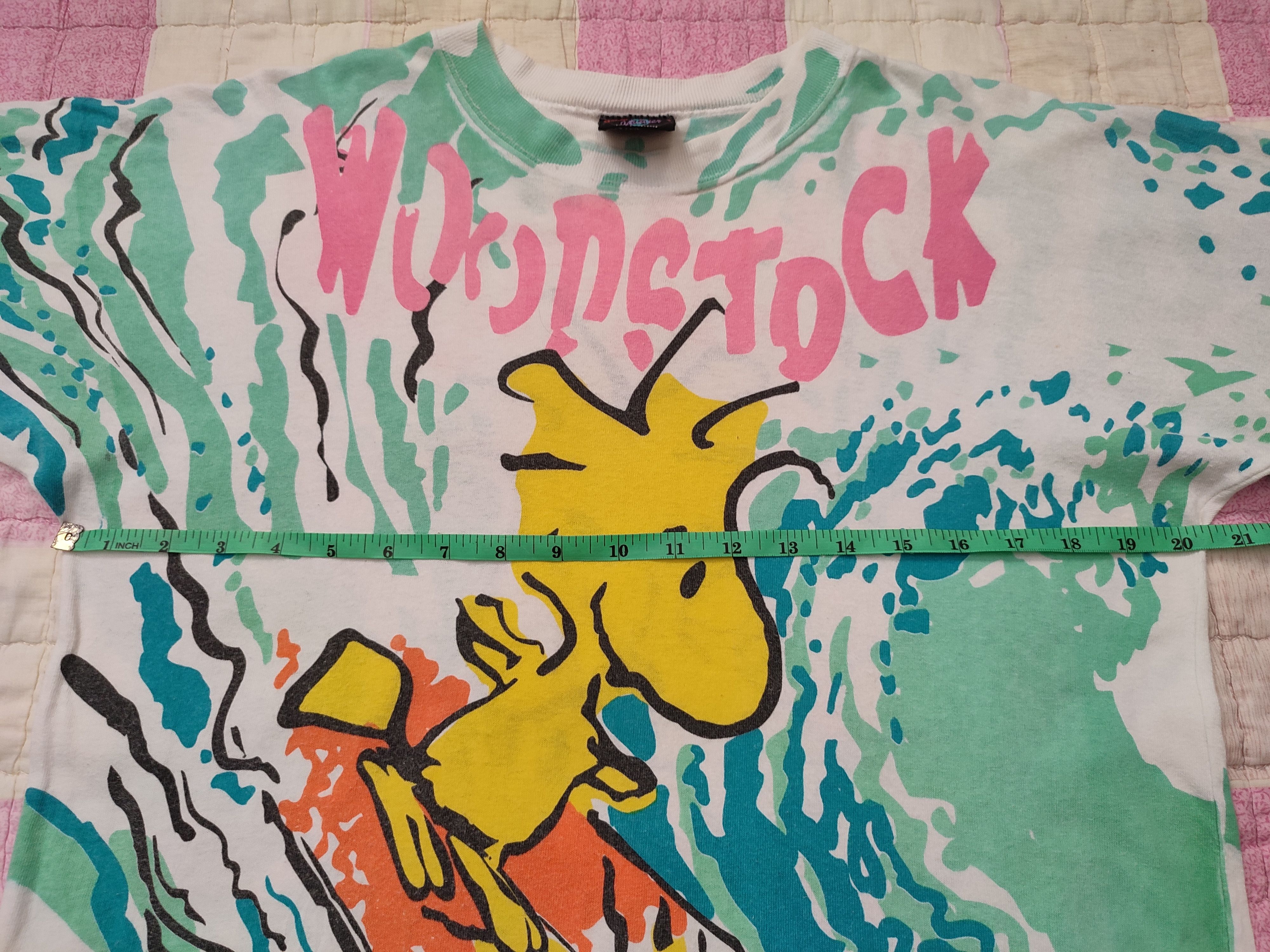 Cartoon Network ♦️Vintage Woodstock 1971 AOP Mirror Print Size US M / EU 48-50 / 2 - 10 Thumbnail
