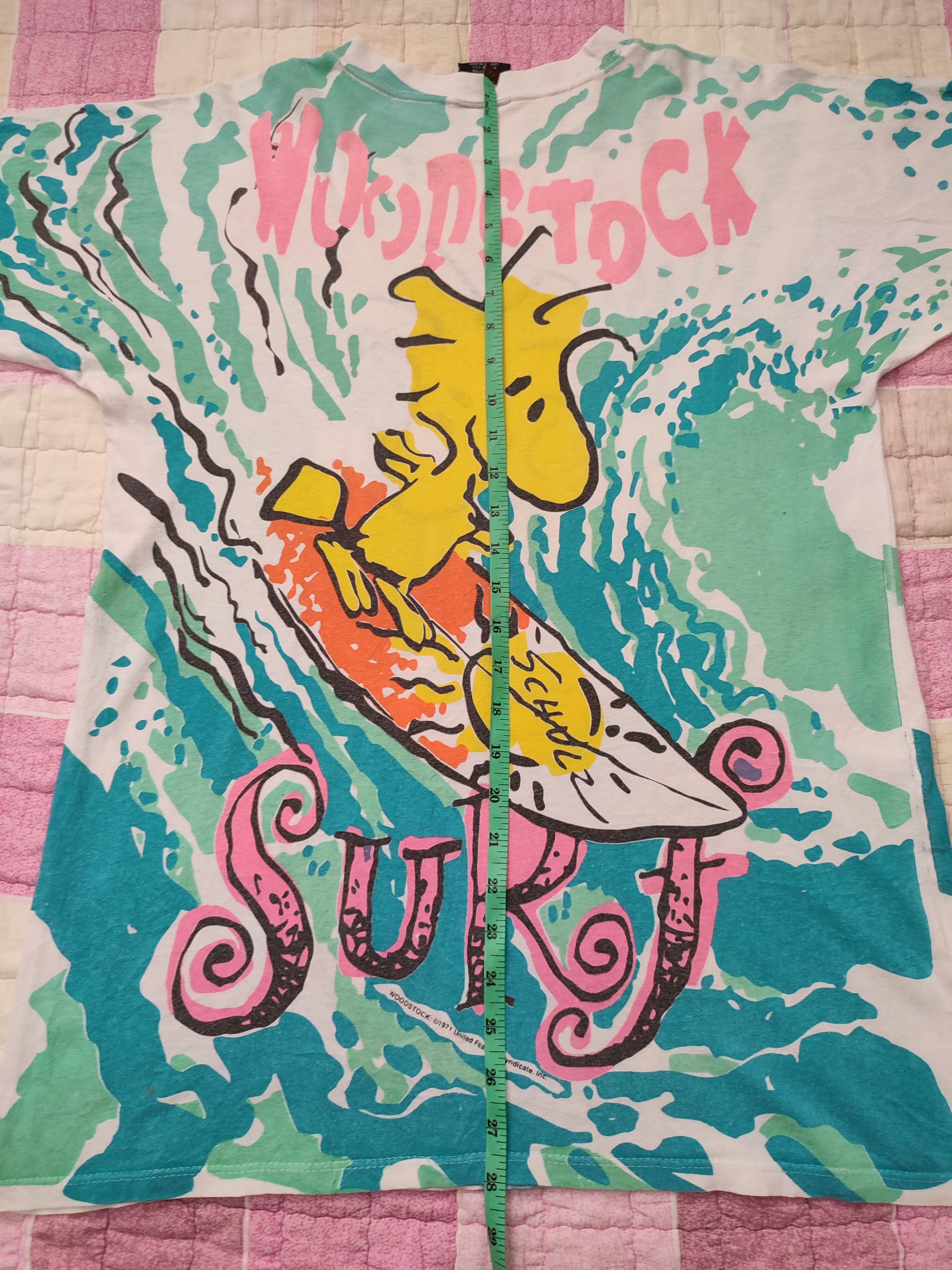 Cartoon Network ♦️Vintage Woodstock 1971 AOP Mirror Print Size US M / EU 48-50 / 2 - 11 Thumbnail