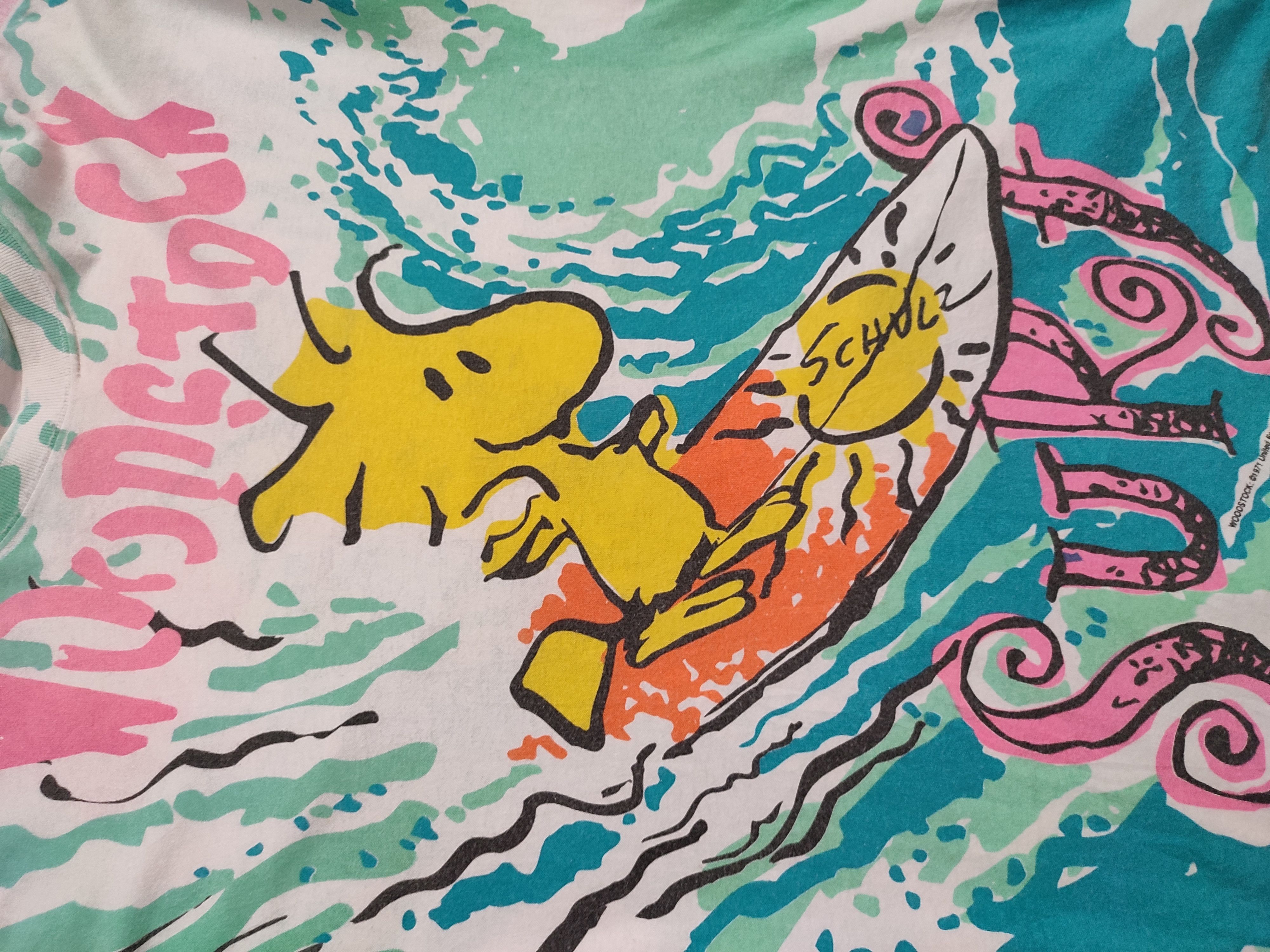 Cartoon Network ♦️Vintage Woodstock 1971 AOP Mirror Print Size US M / EU 48-50 / 2 - 8 Thumbnail