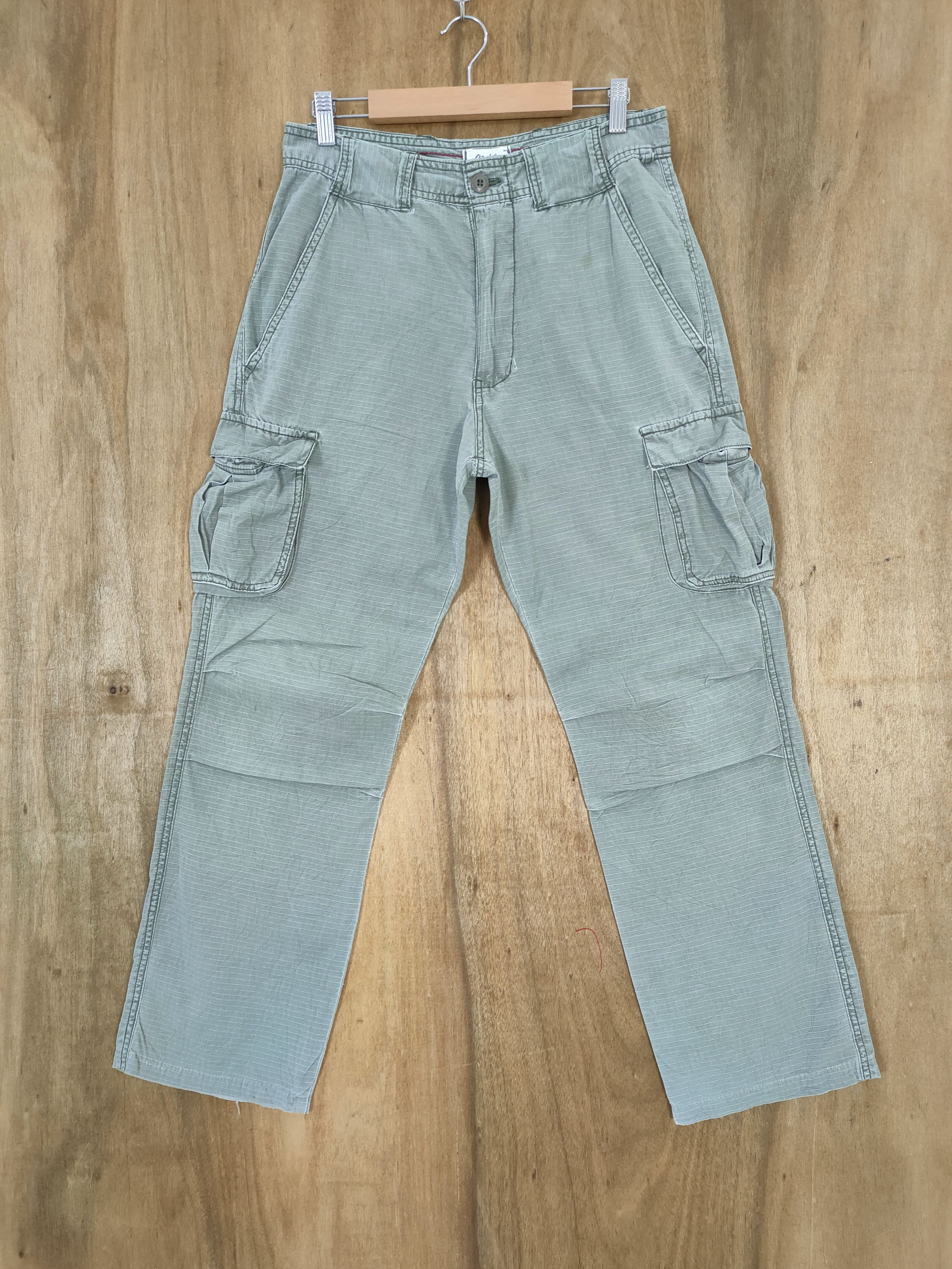 VINTAGE JAPANESE RISTOP FADED CARGO PANTS