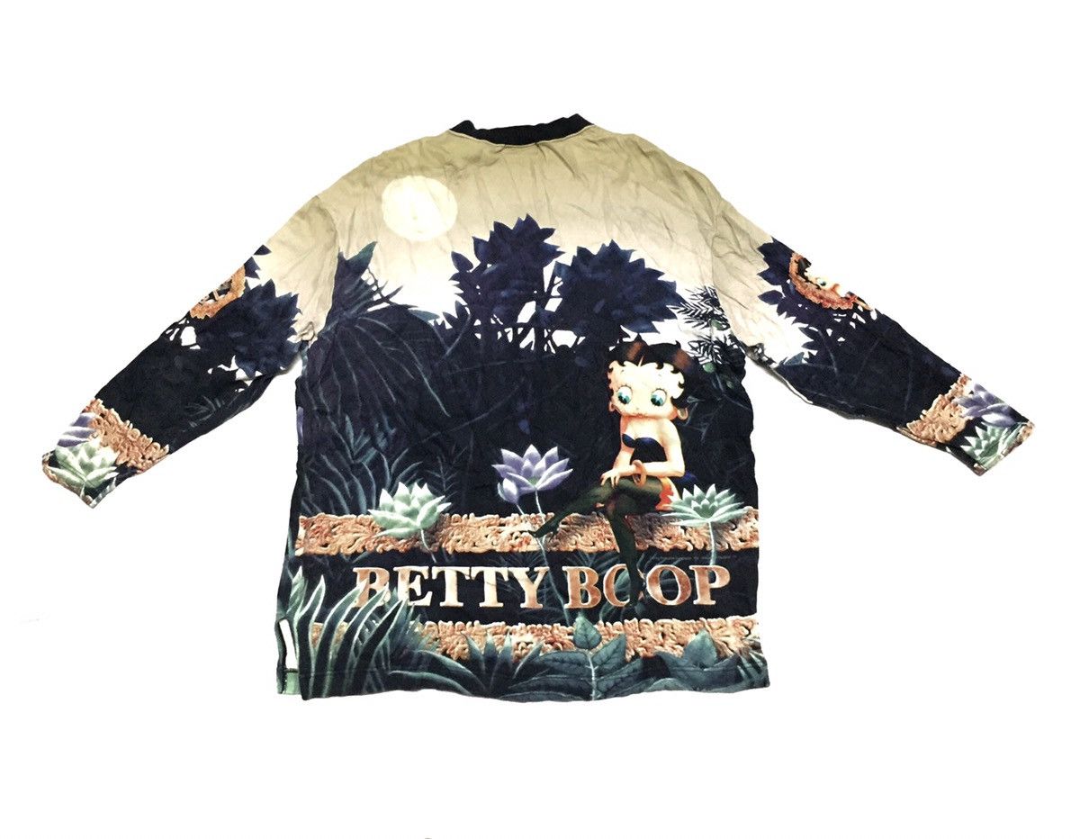 Vintage Vintage 90s Betty boop Longsleeve fullprint shirt Size US L / EU 52-54 / 3 - 2 Thumbnail