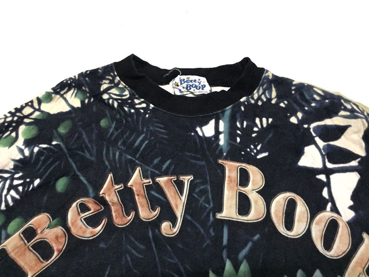 Vintage Vintage 90s Betty boop Longsleeve fullprint shirt Size US L / EU 52-54 / 3 - 6 Thumbnail