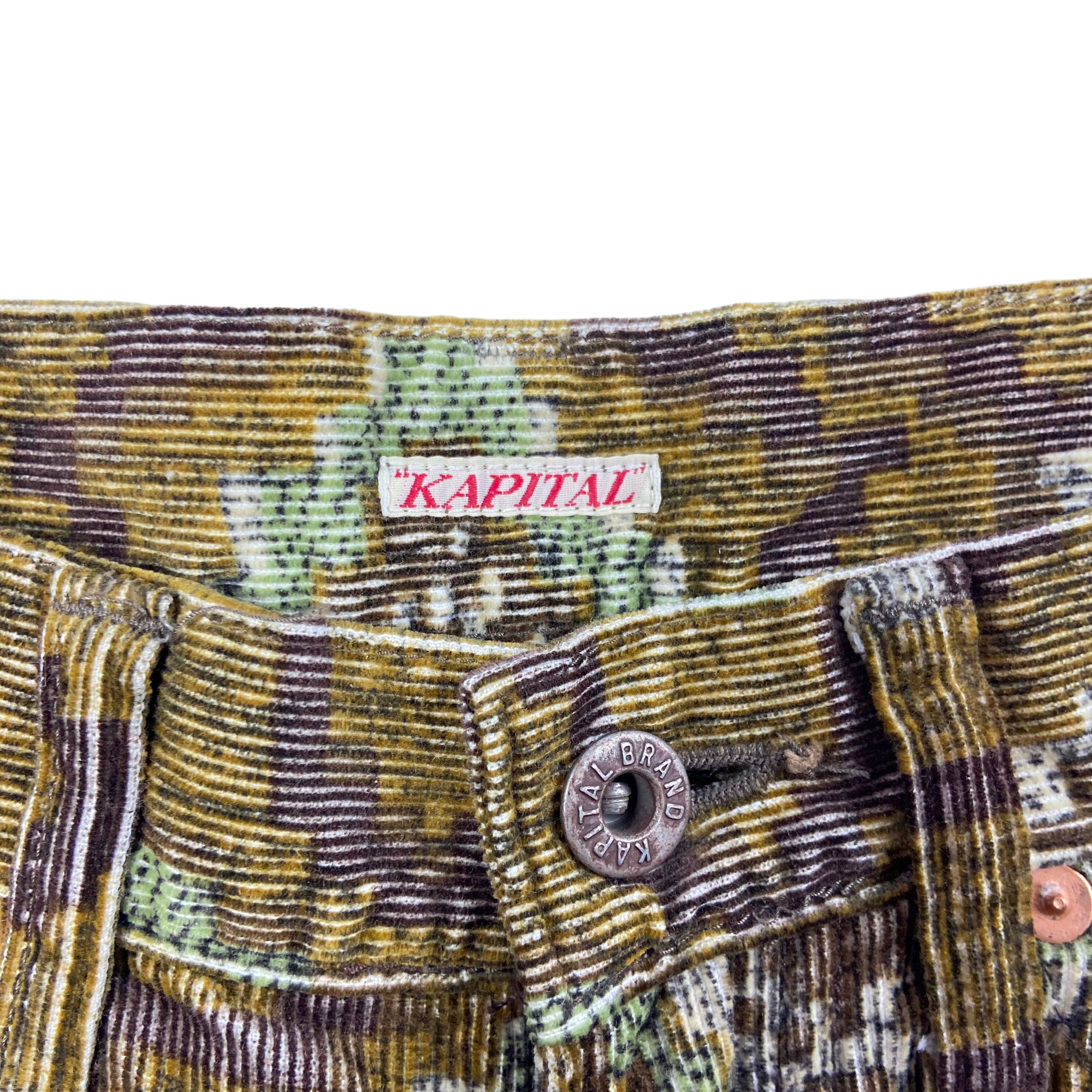 Kapital Kapital Aztec Print Corduroy Pants Size US 28 / EU 44 - 3 Thumbnail