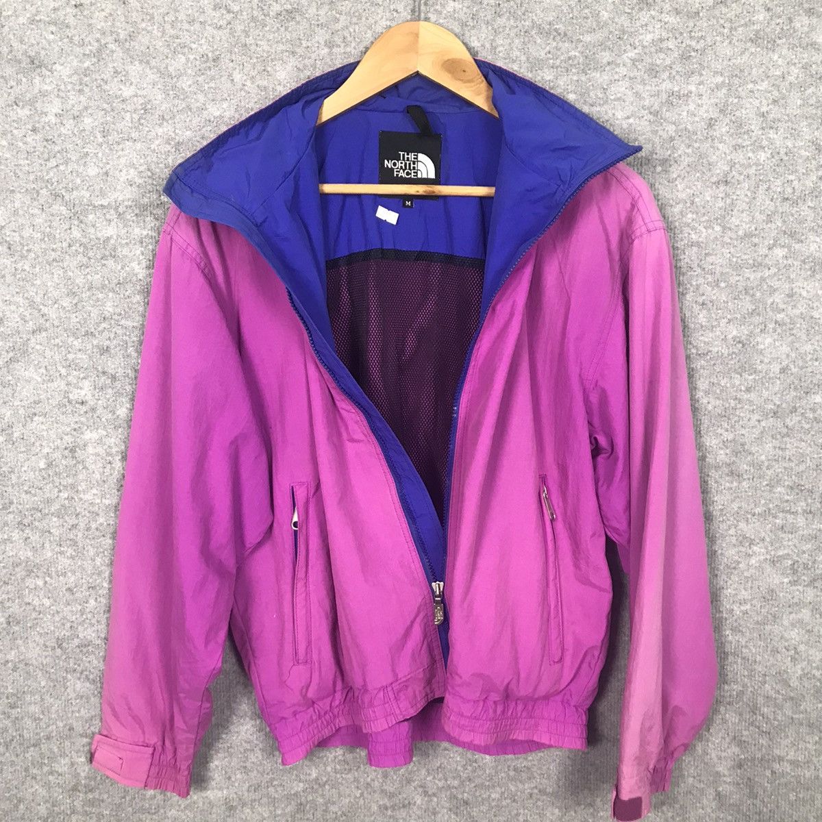 The North Face × Vintage Y2K THE NORTH FACE BIG LOGO SUN FADED JACKET Size US M / EU 48-50 / 2 - 12 Thumbnail