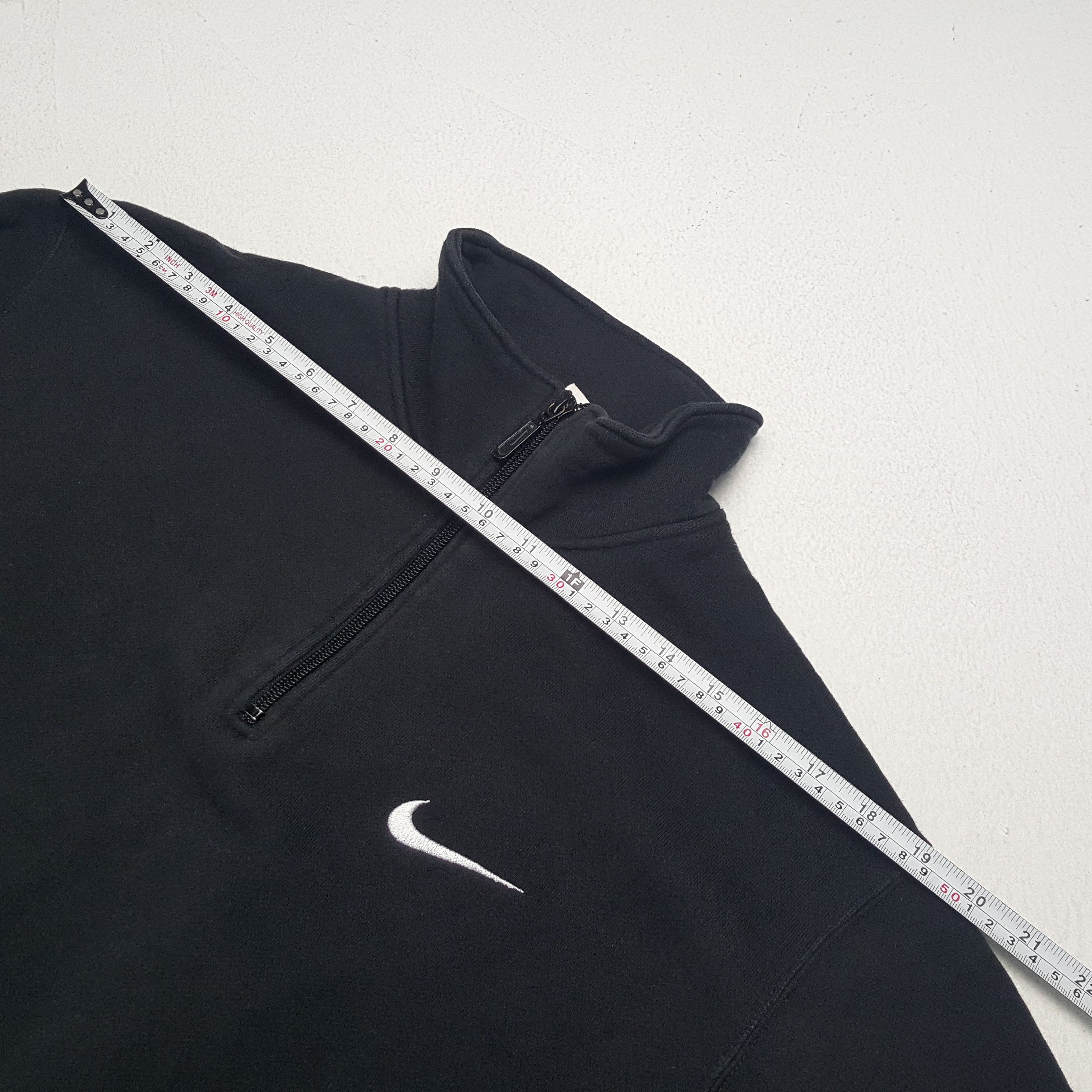 Nike × Vintage NIKE Small Swoosh Sportswear Half Zipper Vintage Sweatshirts Size US M / EU 48-50 / 2 - 4 Thumbnail