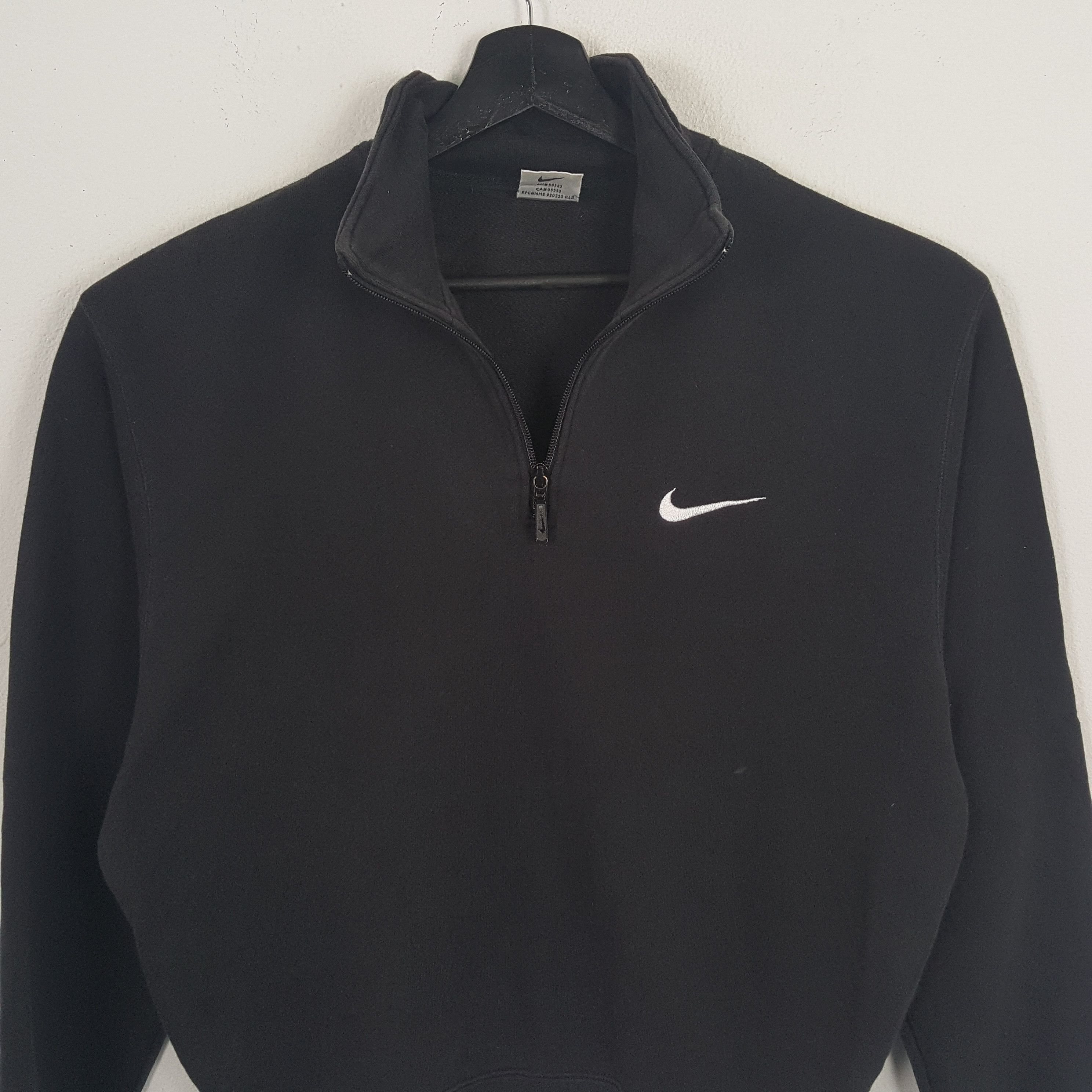 Nike × Vintage NIKE Small Swoosh Sportswear Half Zipper Vintage Sweatshirts Size US M / EU 48-50 / 2 - 2 Thumbnail