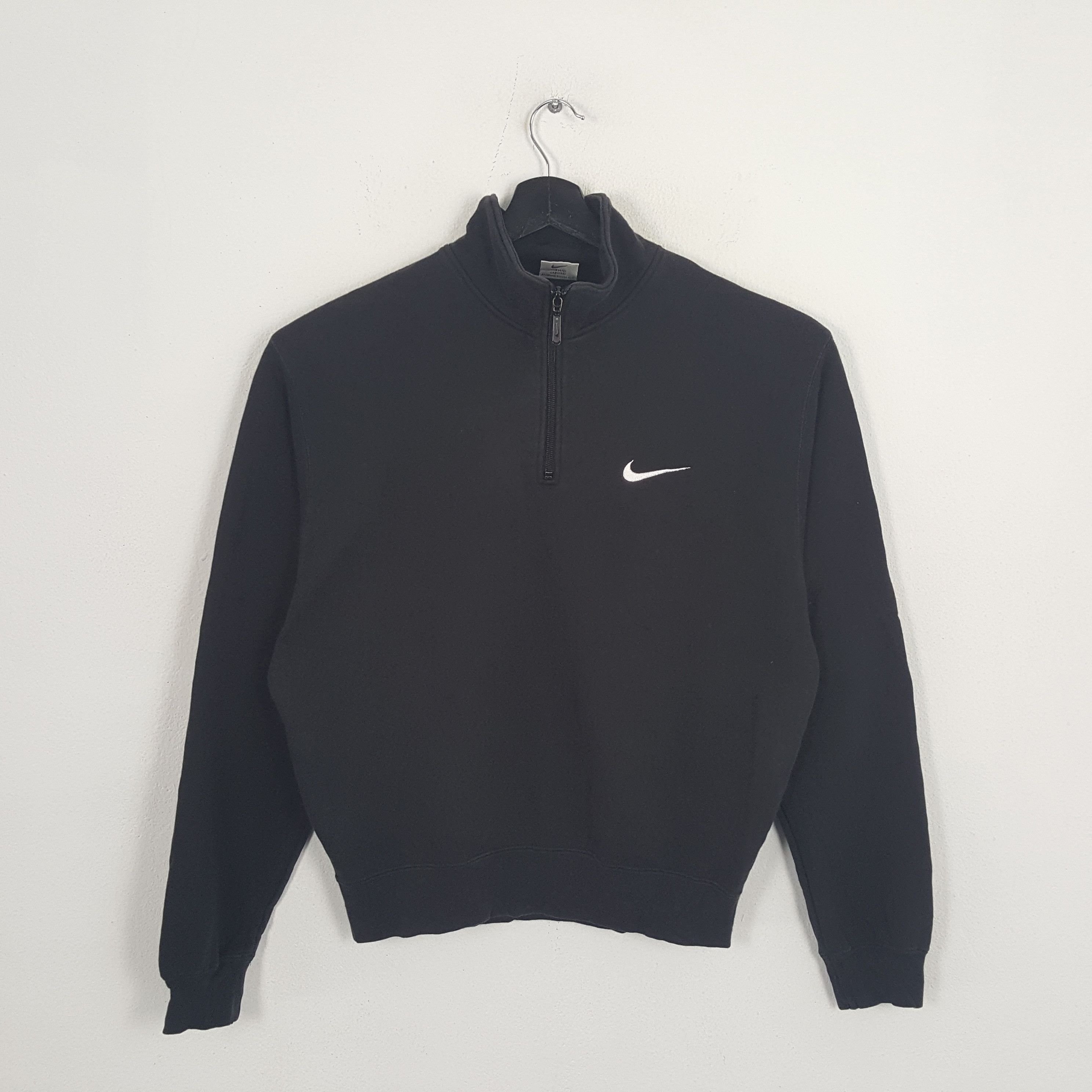Nike × Vintage NIKE Small Swoosh Sportswear Half Zipper Vintage Sweatshirts Size US M / EU 48-50 / 2 - 1 Thumbnail