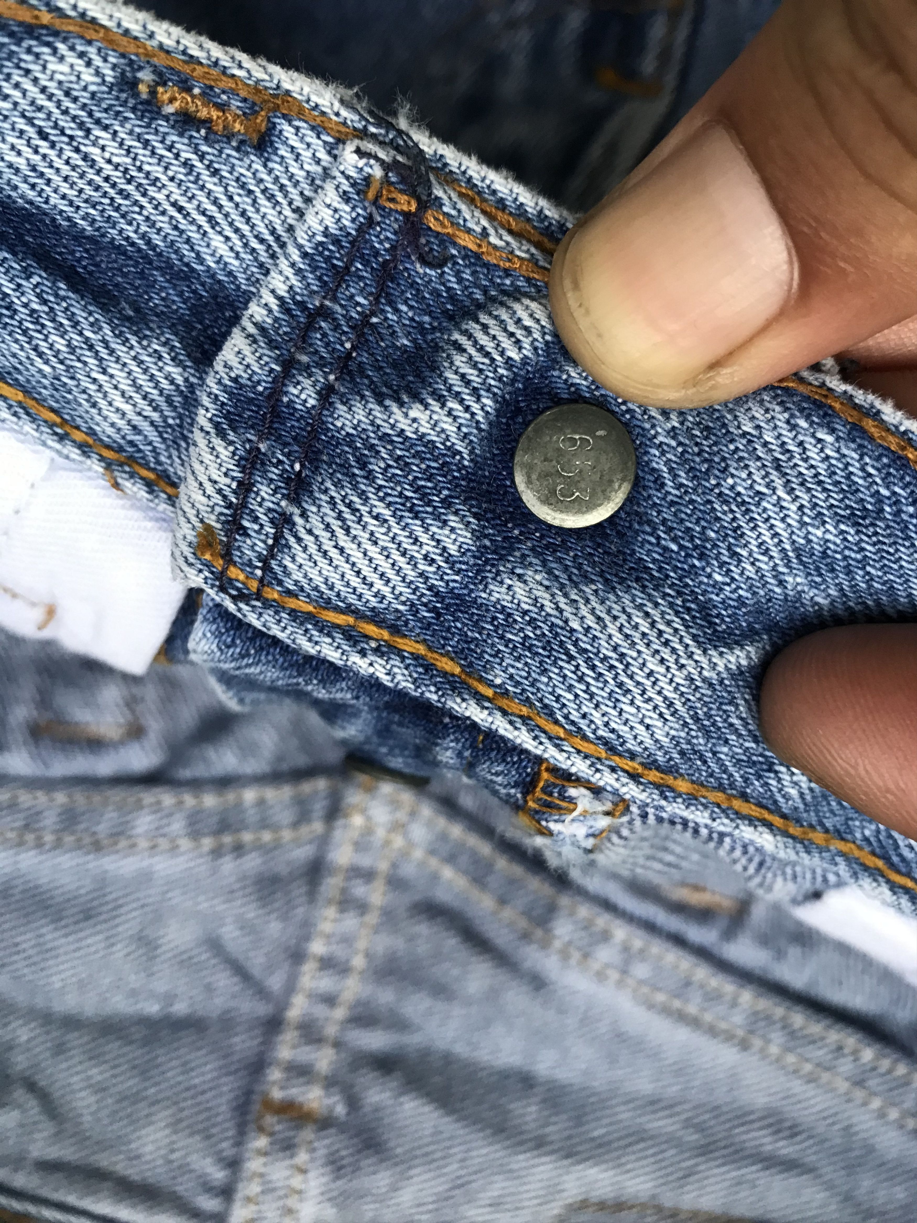 Levi's VLEV39 - WOMEN! Vintage 90s Levis 501 Denim Size 28" / US 6 / IT 42 - 5 Thumbnail