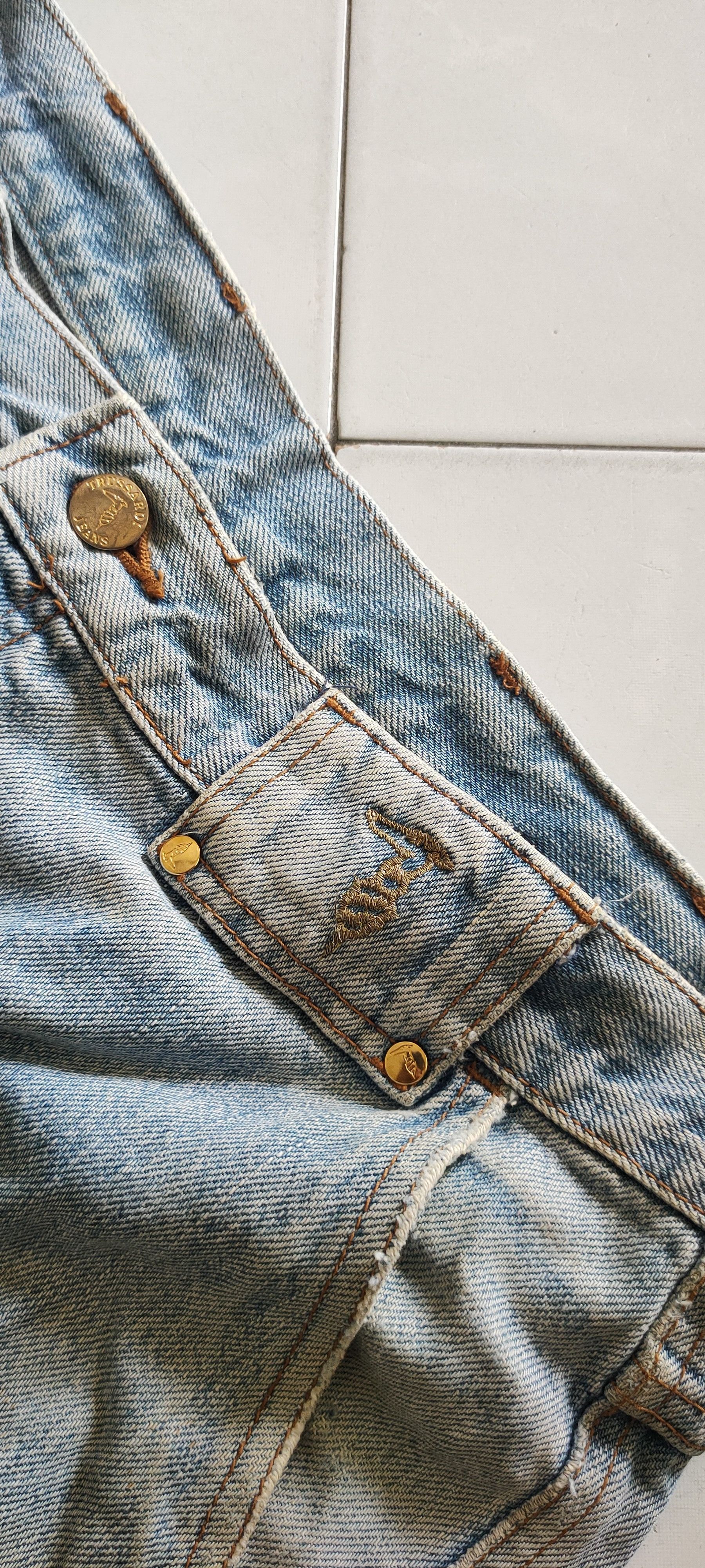 EDWIN VINTAGE DENIM DISTRESSED PAINTED