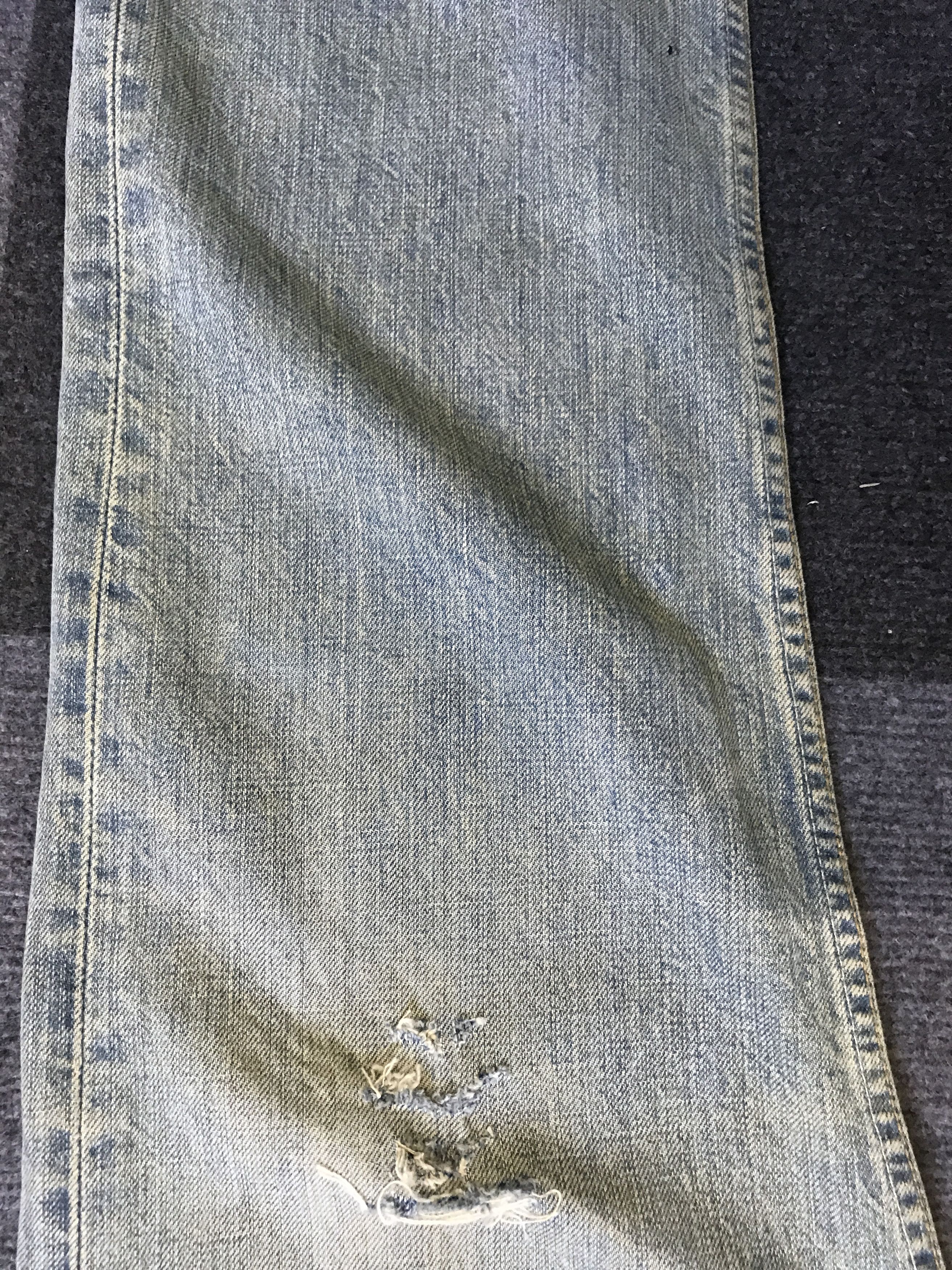 Levi's VLEV95 - Vintage Levis 501 MISFITS Cutoms Distressed Jeans Size US 30 / EU 46 - 7 Thumbnail