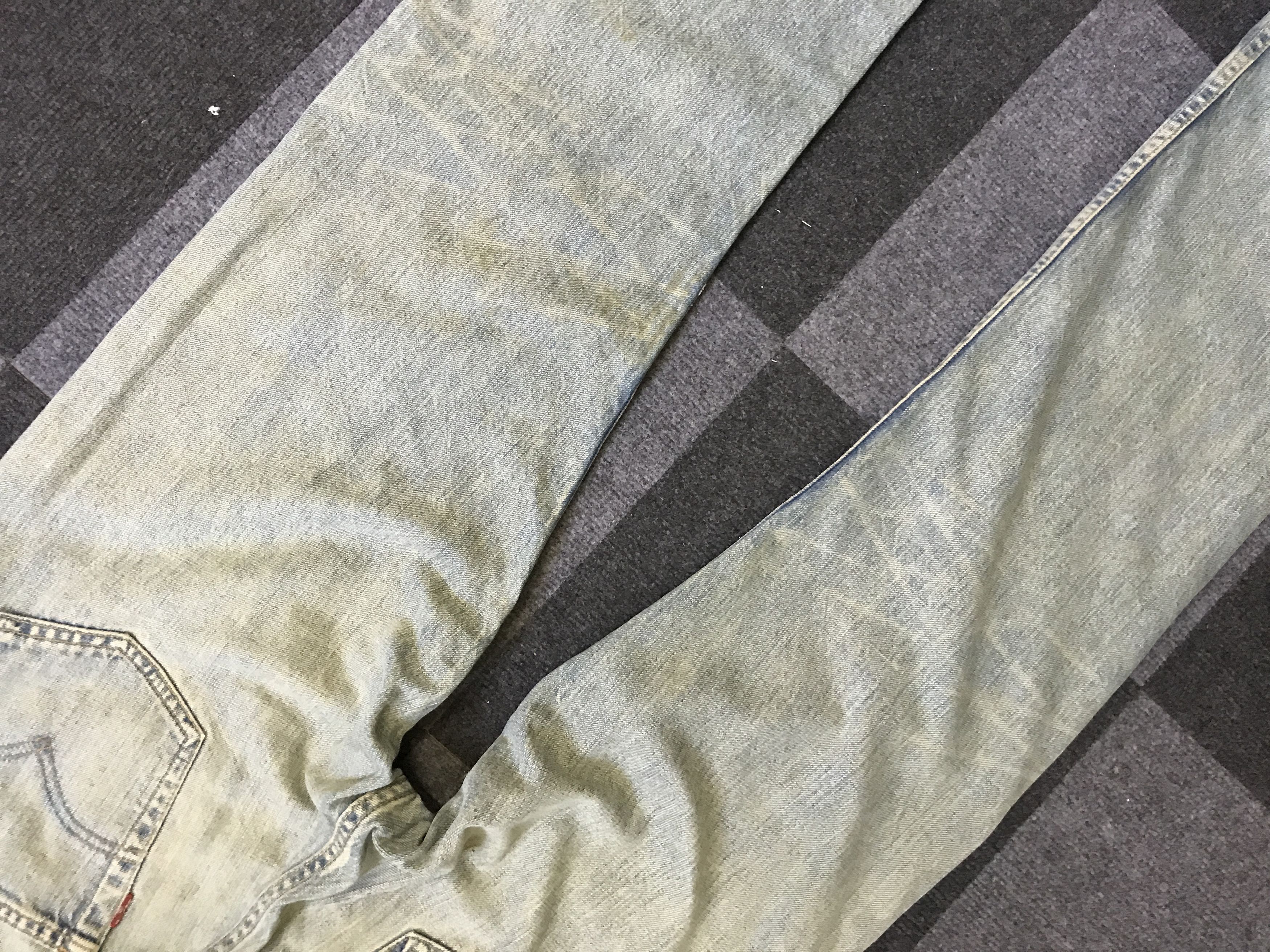 Levi's VLEV95 - Vintage Levis 501 MISFITS Cutoms Distressed Jeans Size US 30 / EU 46 - 15 Thumbnail