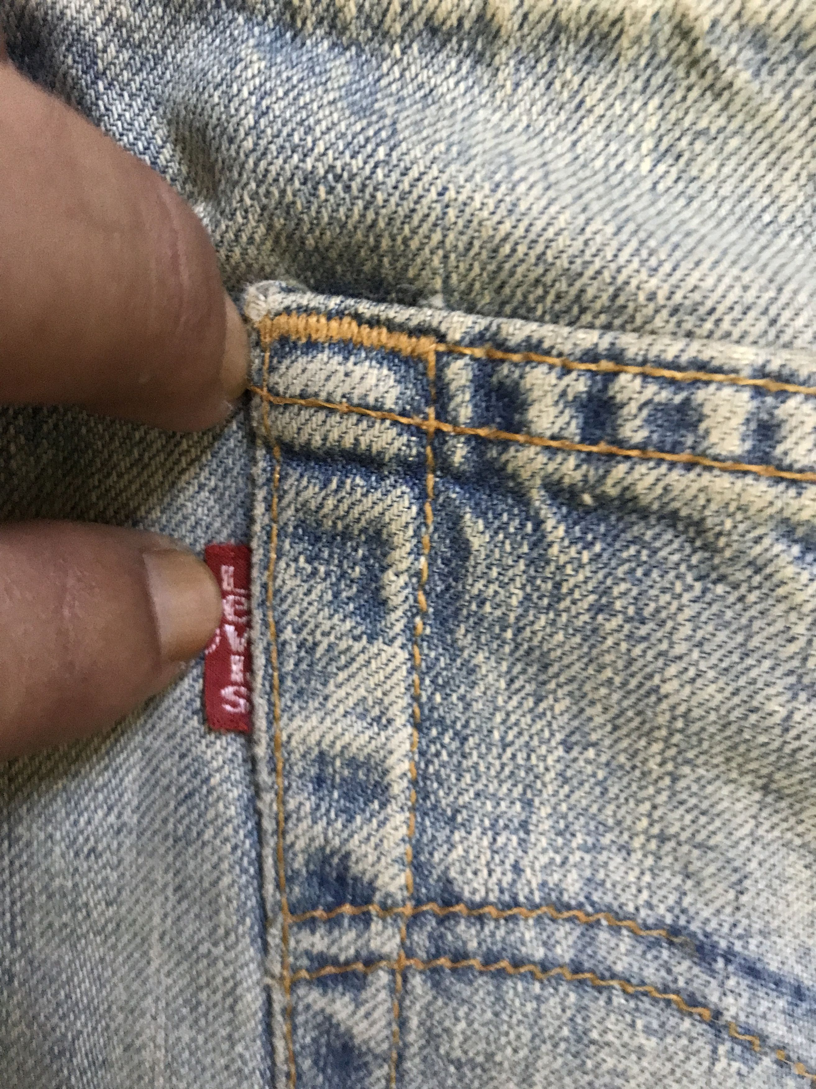 Levi's VLEV95 - Vintage Levis 501 MISFITS Cutoms Distressed Jeans Size US 30 / EU 46 - 18 Thumbnail