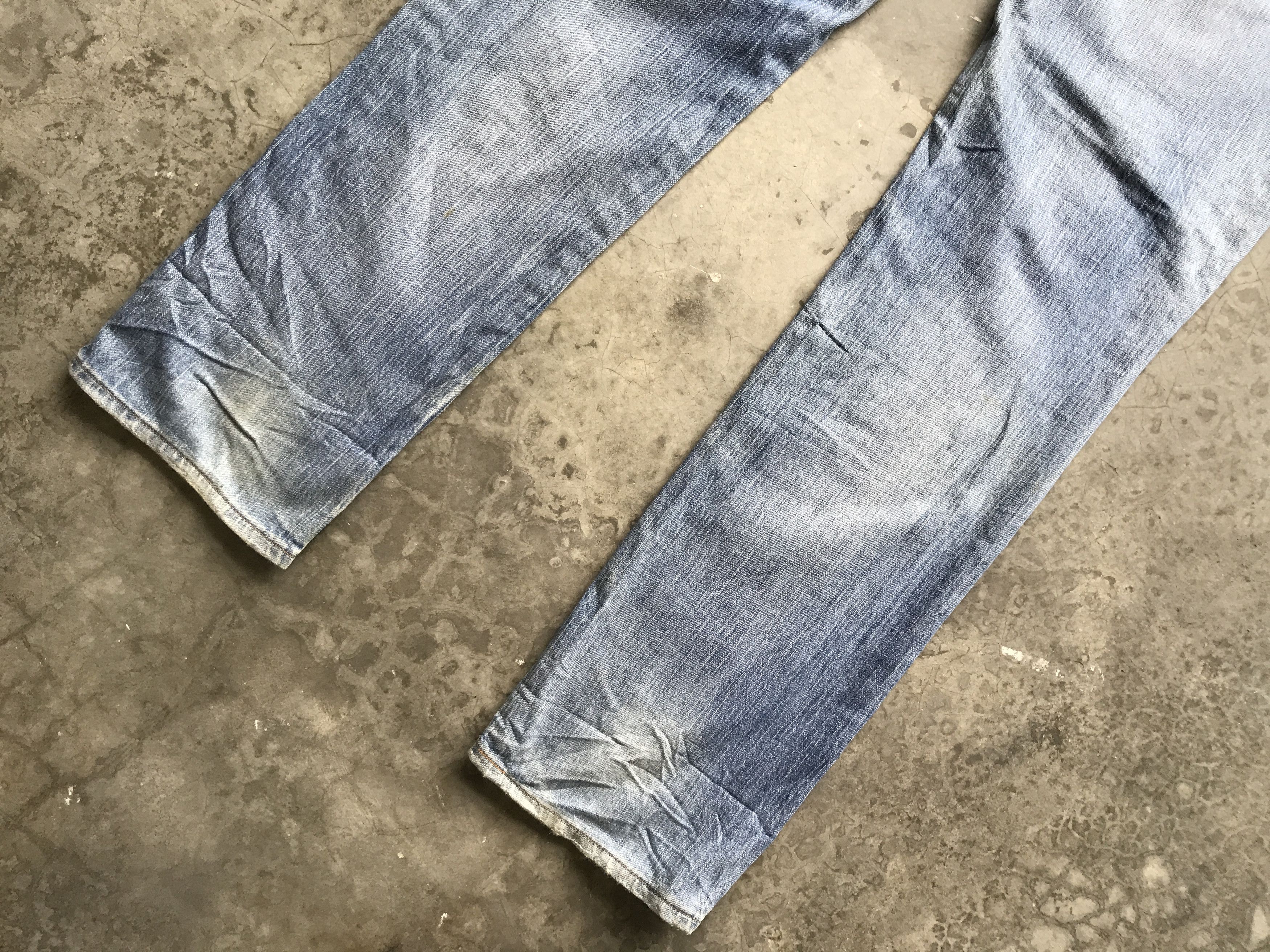 Levi's VLEV20 - Levis Light Wash 505 Distressed denim Size US 33 - 11 Thumbnail