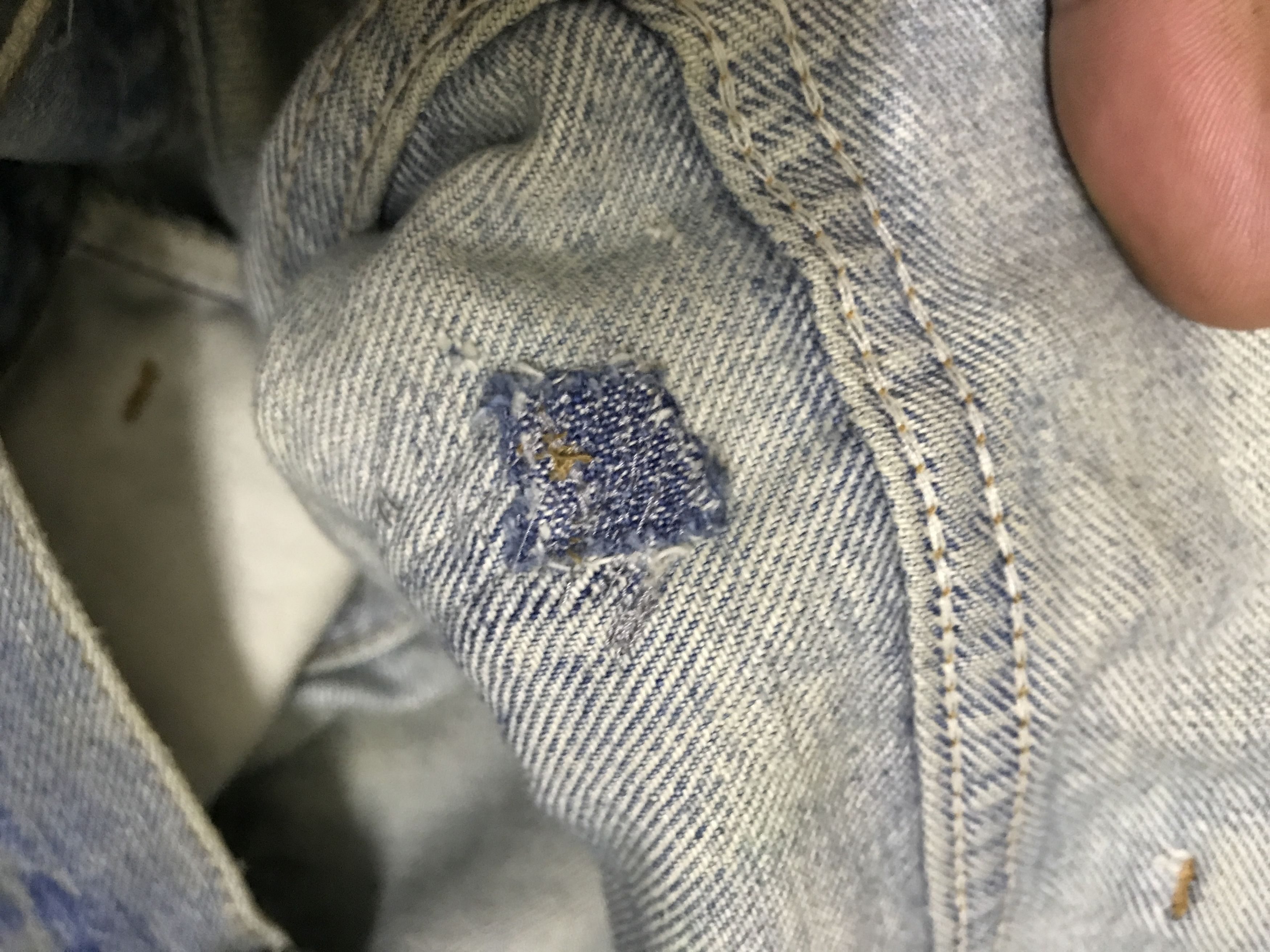 Levi's VLEV97 - Vintage 70 Levis646 Dirty Bell Botton Jeans Size US 33 - 20 Thumbnail