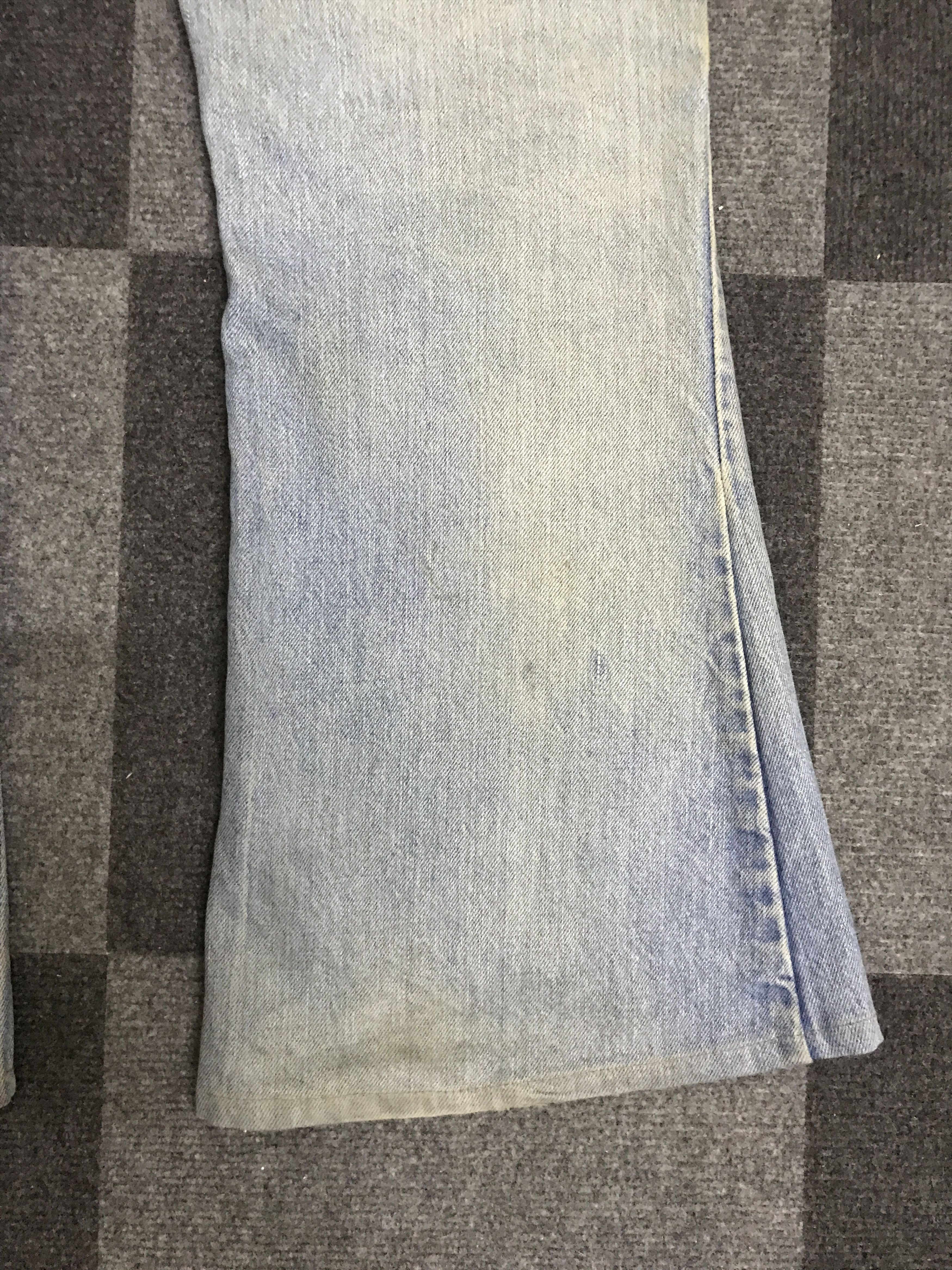 Levi's VLEV97 - Vintage 70 Levis646 Dirty Bell Botton Jeans Size US 33 - 18 Thumbnail