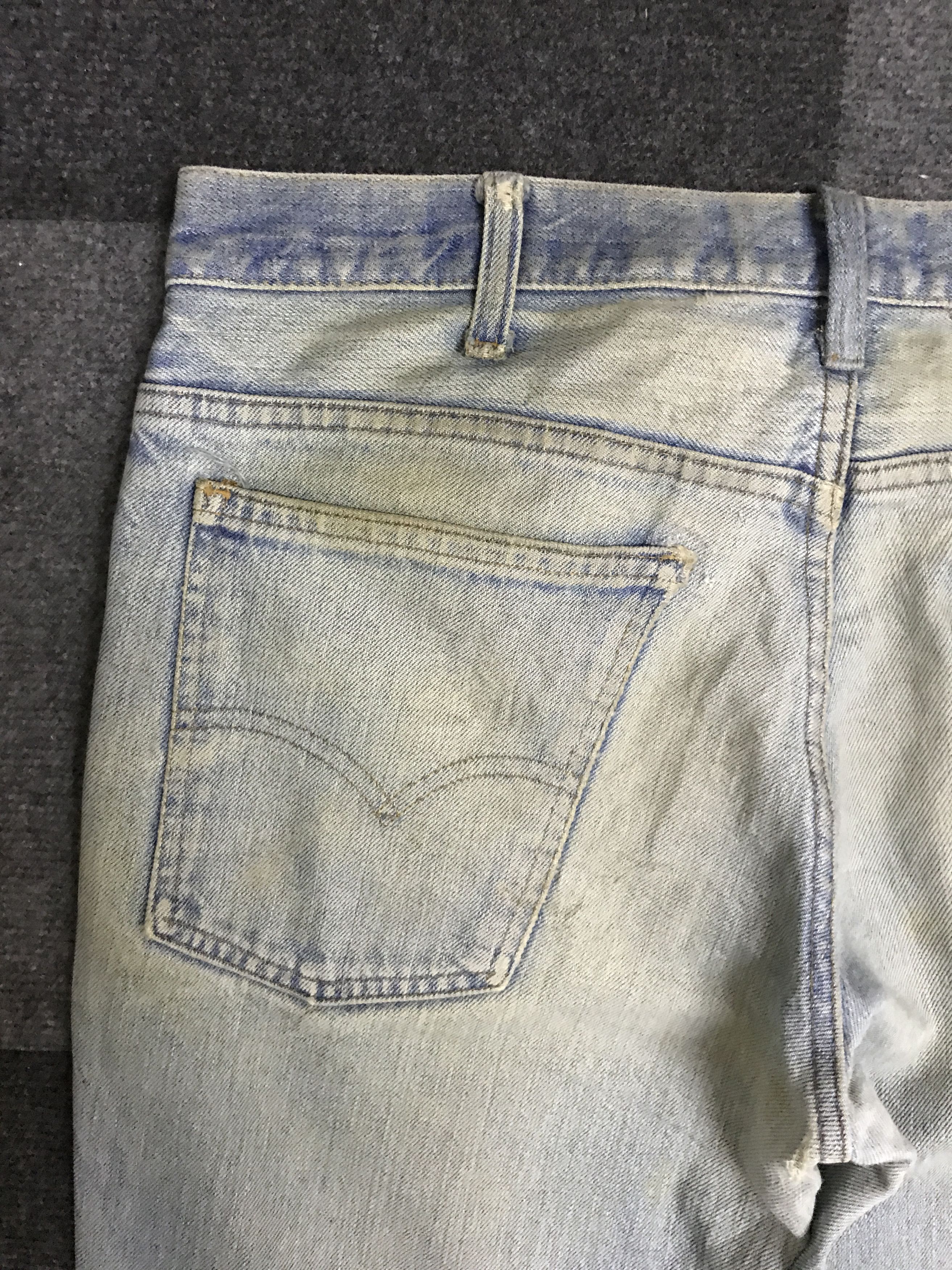 Levi's VLEV97 - Vintage 70 Levis646 Dirty Bell Botton Jeans Size US 33 - 13 Thumbnail