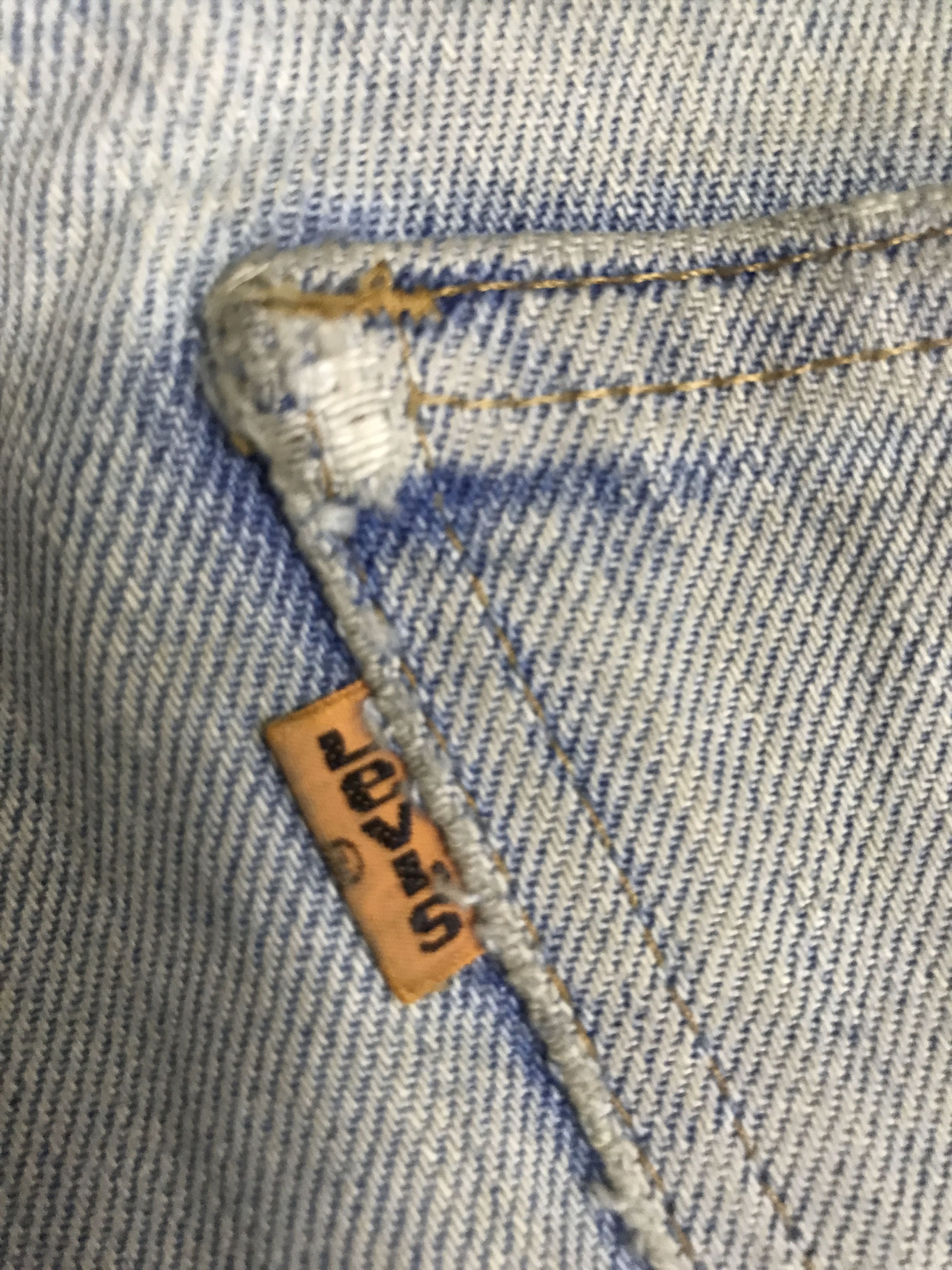 Levi's VLEV97 - Vintage 70 Levis646 Dirty Bell Botton Jeans Size US 33 - 16 Thumbnail