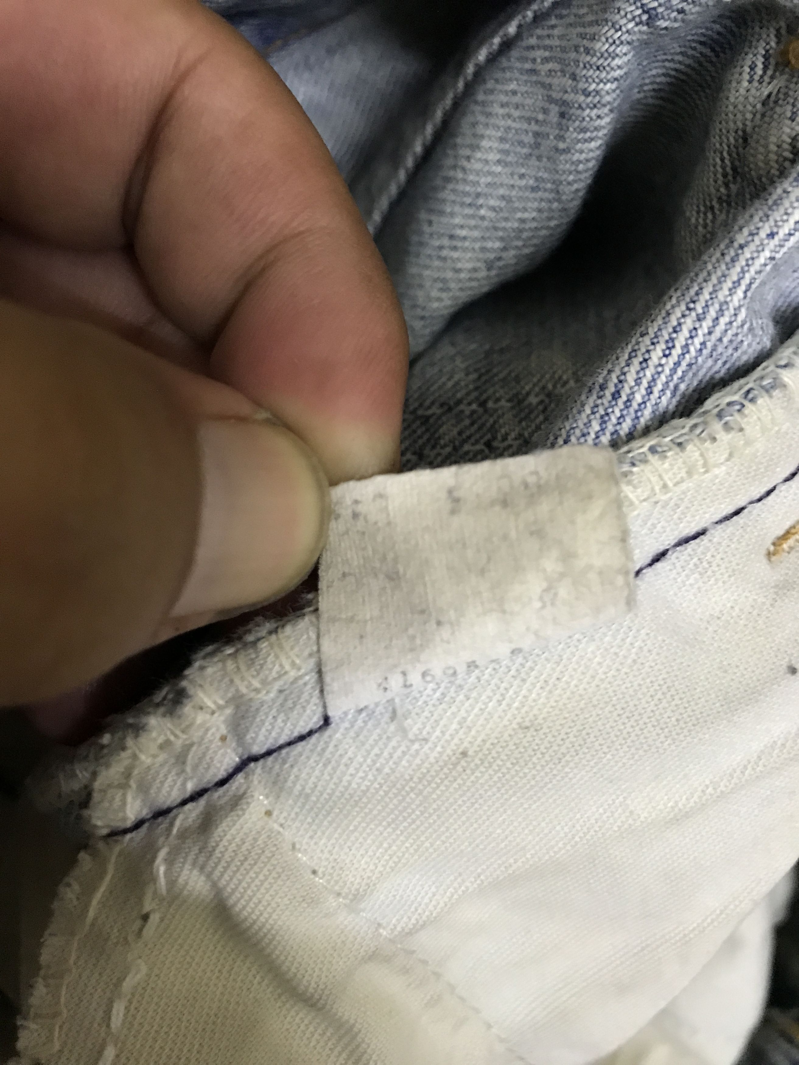 Levi's VLEV97 - Vintage 70 Levis646 Dirty Bell Botton Jeans Size US 33 - 22 Thumbnail