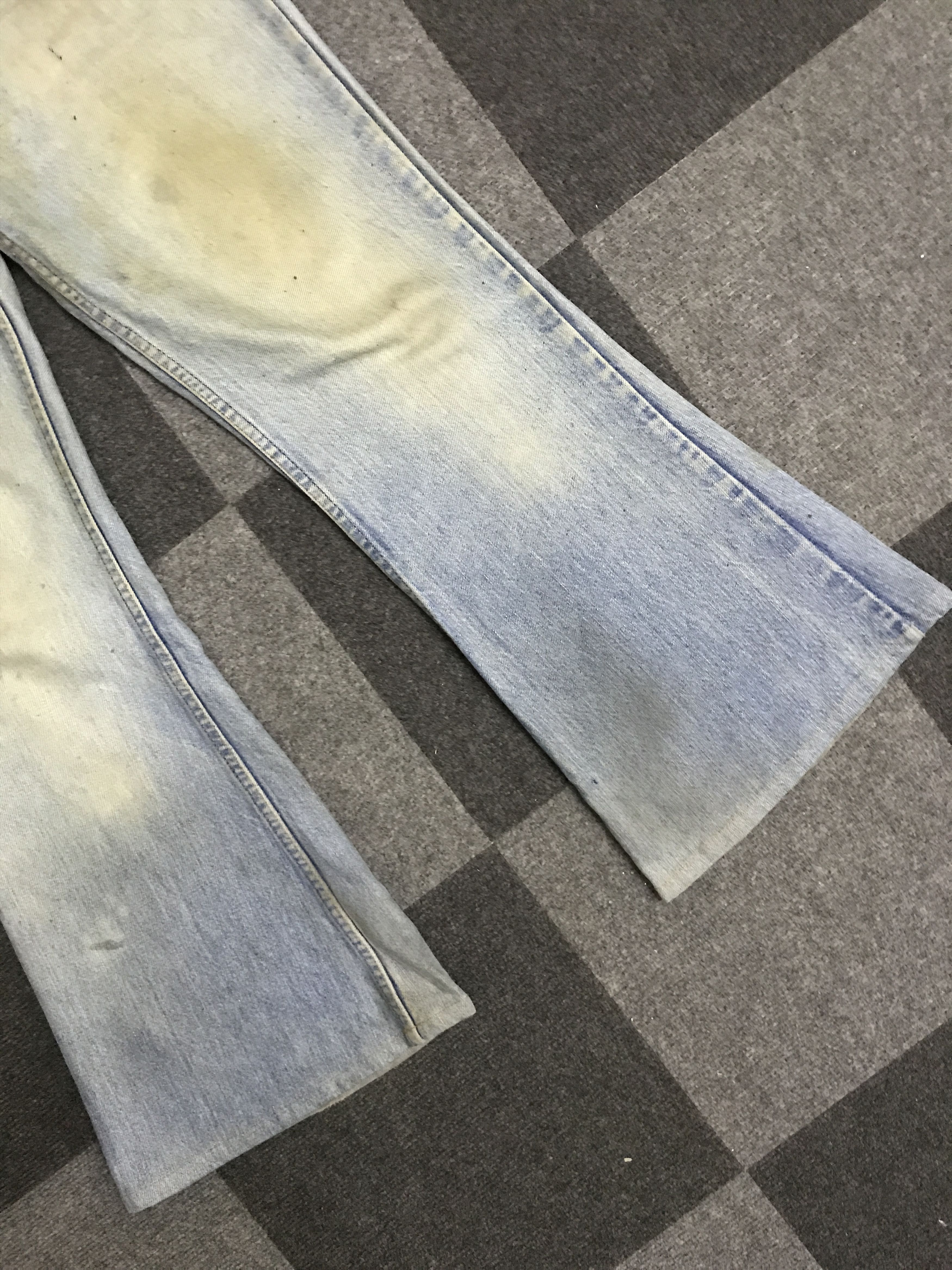 Levi's VLEV97 - Vintage 70 Levis646 Dirty Bell Botton Jeans Size US 33 - 4 Thumbnail