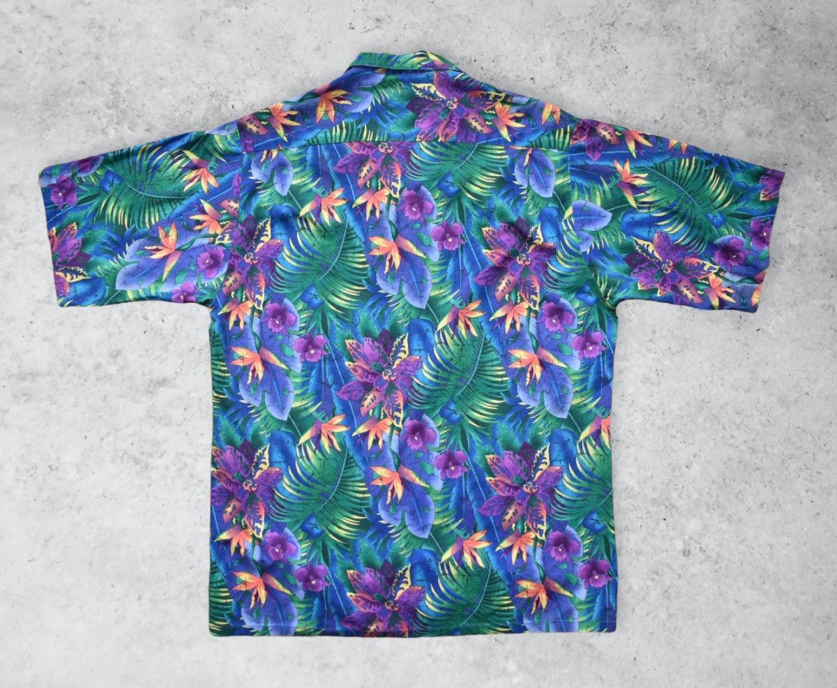 Vintage Vintage Tropical Bowling Shirt (L) Size US L / EU 52-54 / 3 - 3 Thumbnail