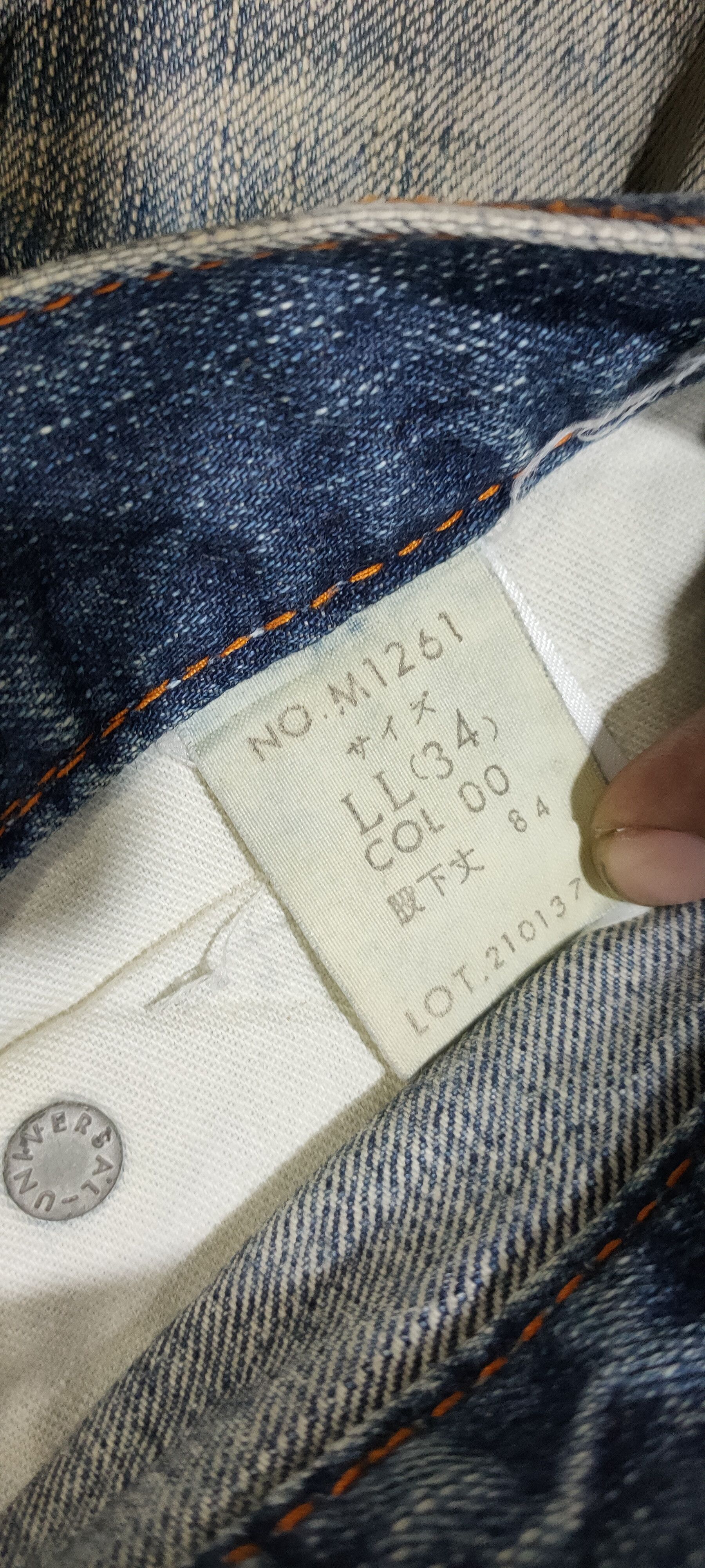Japanese Brand BLUE WAY DISTRESSED DENIM JAPAN VINTAGE RARE Size US 34 / EU 50 - 7 Thumbnail