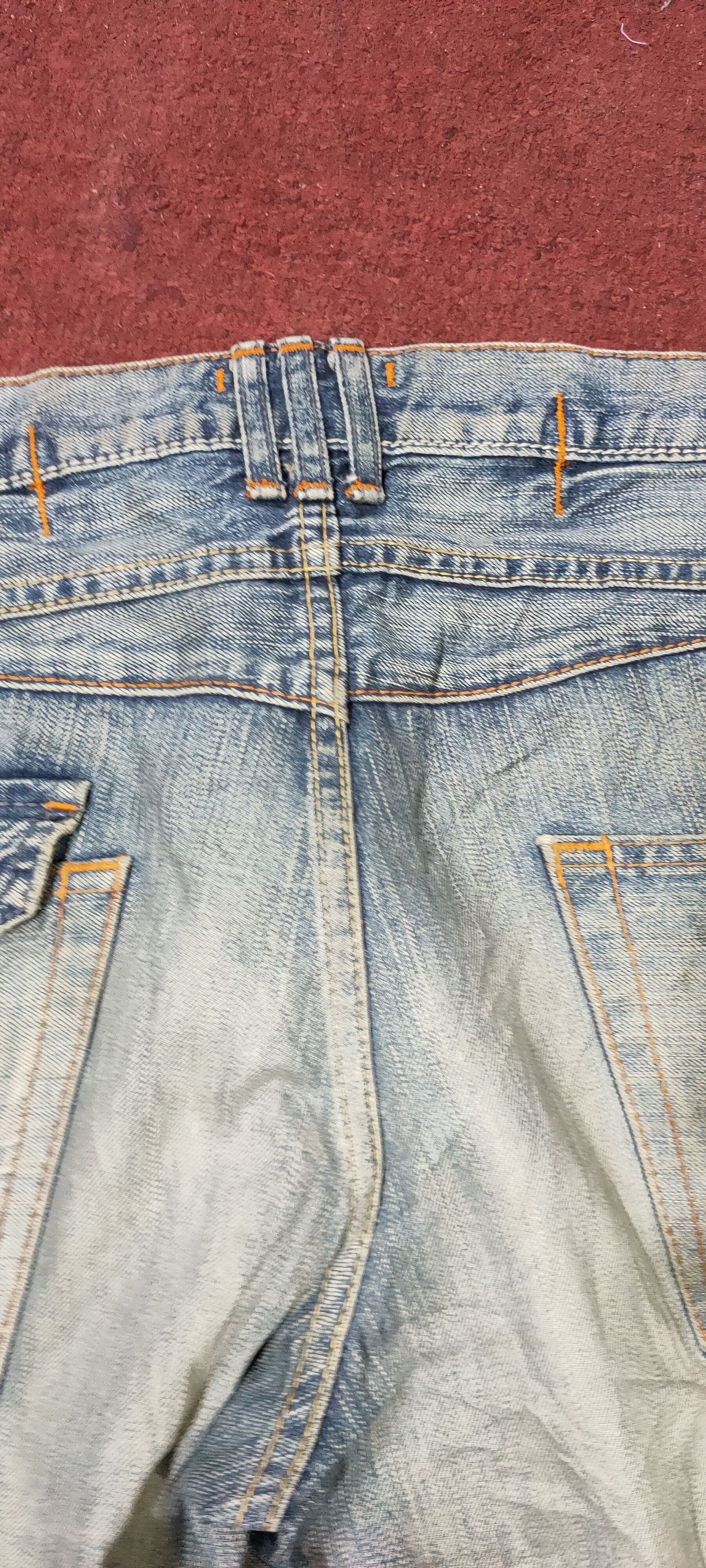 Japanese Brand BLUE WAY DISTRESSED DENIM JAPAN VINTAGE RARE Size US 34 / EU 50 - 3 Thumbnail