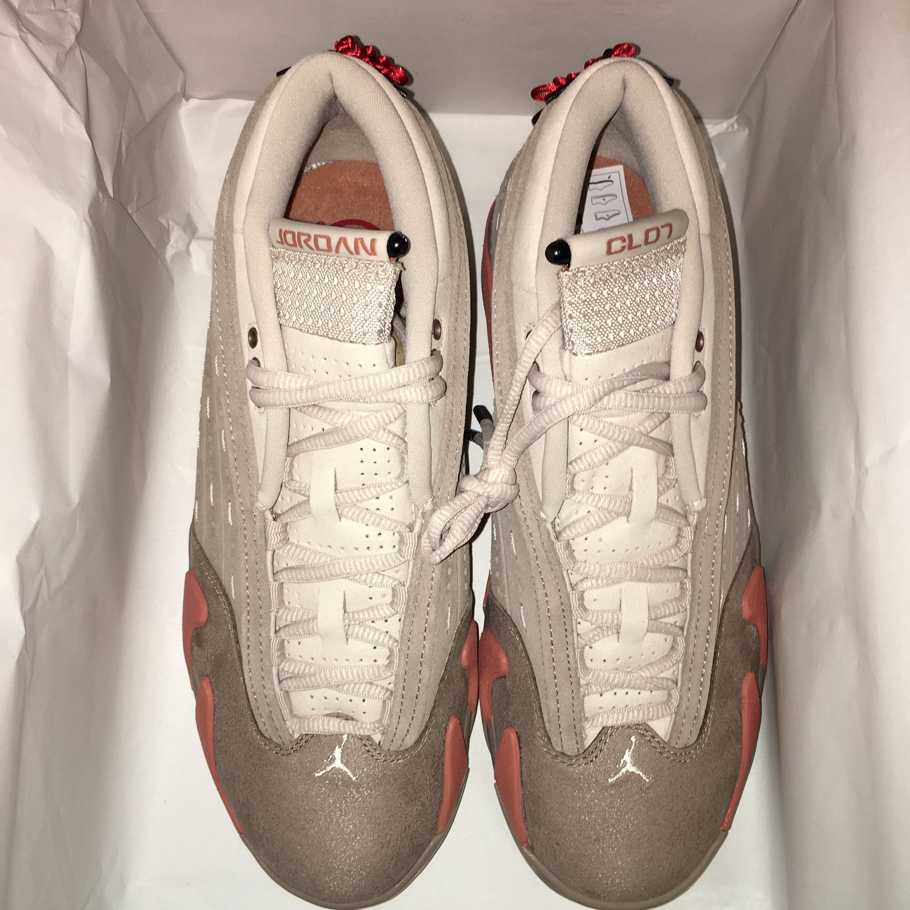 CLOT Jordan 14 Retro Low Terra Blush Size US 9 / EU 42 - 3 Thumbnail