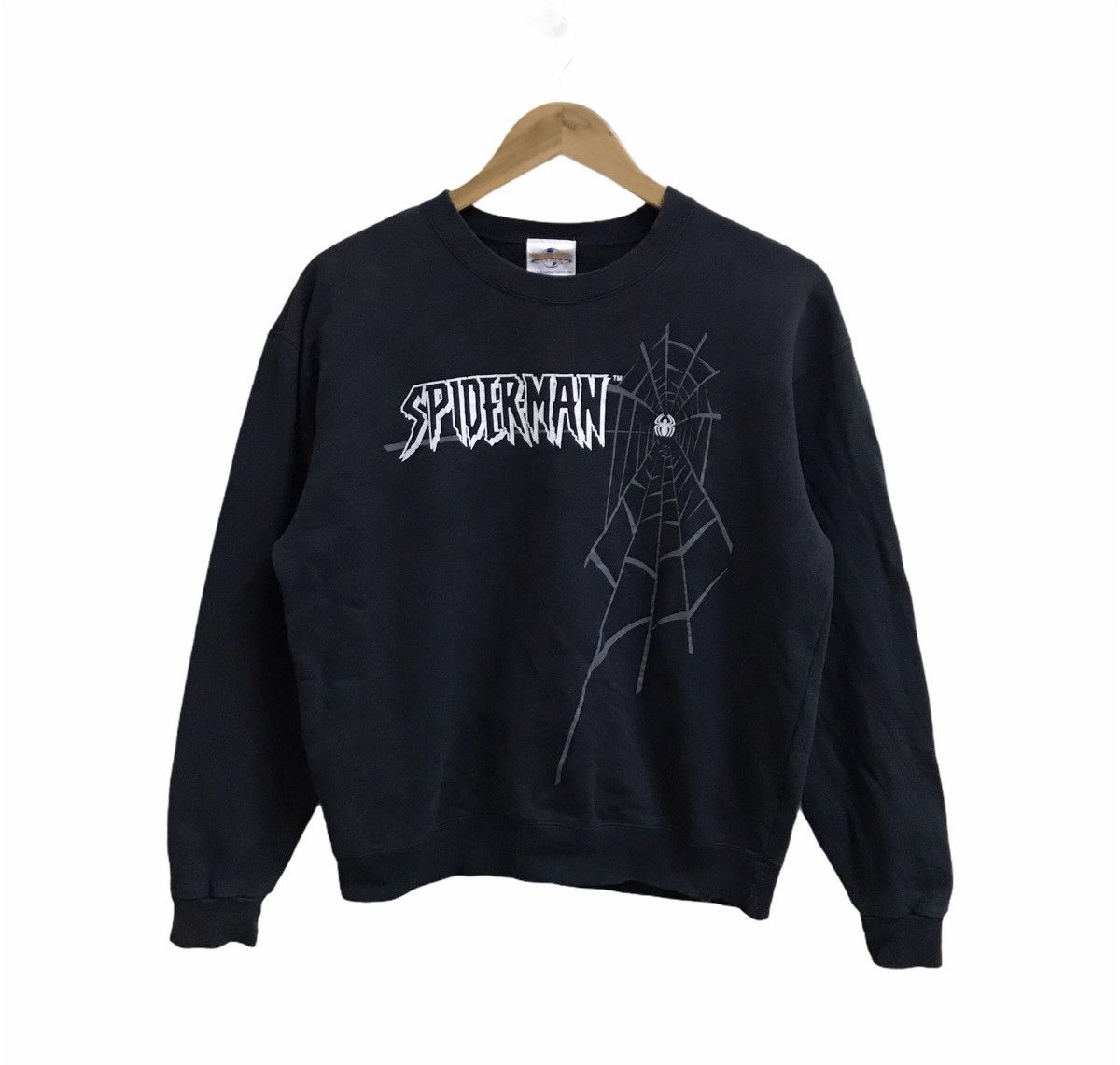 Marvel Comics VINTAGE Universal Studios Marvel Spider-Man crop Sweatshirt Size S / US 4 / IT 40 - 1 Thumbnail