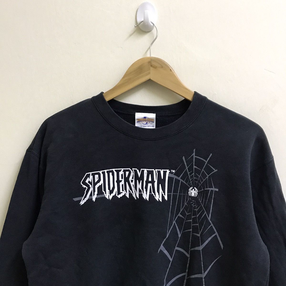 Marvel Comics VINTAGE Universal Studios Marvel Spider-Man crop Sweatshirt Size S / US 4 / IT 40 - 3 Thumbnail