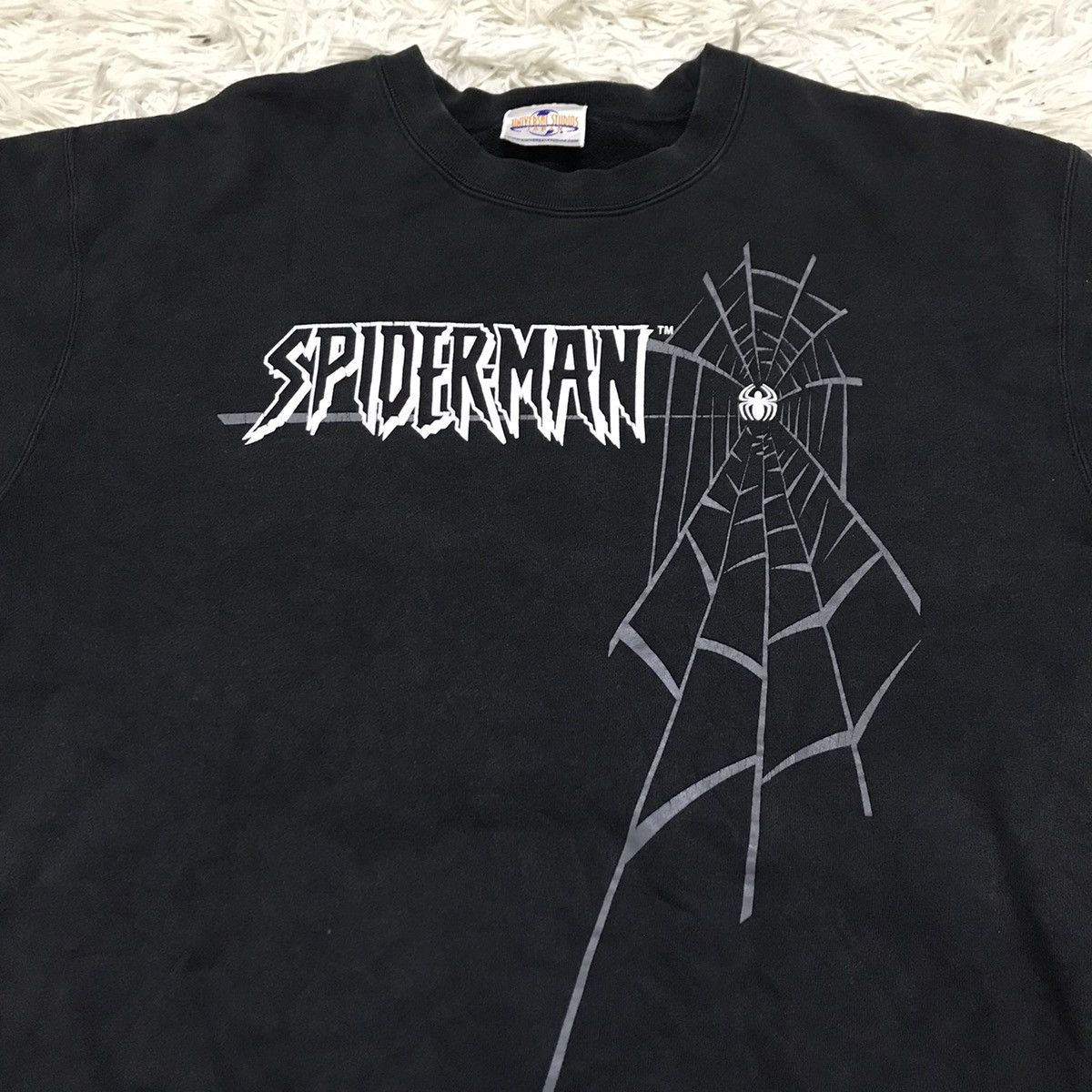 Marvel Comics VINTAGE Universal Studios Marvel Spider-Man crop Sweatshirt Size S / US 4 / IT 40 - 6 Thumbnail